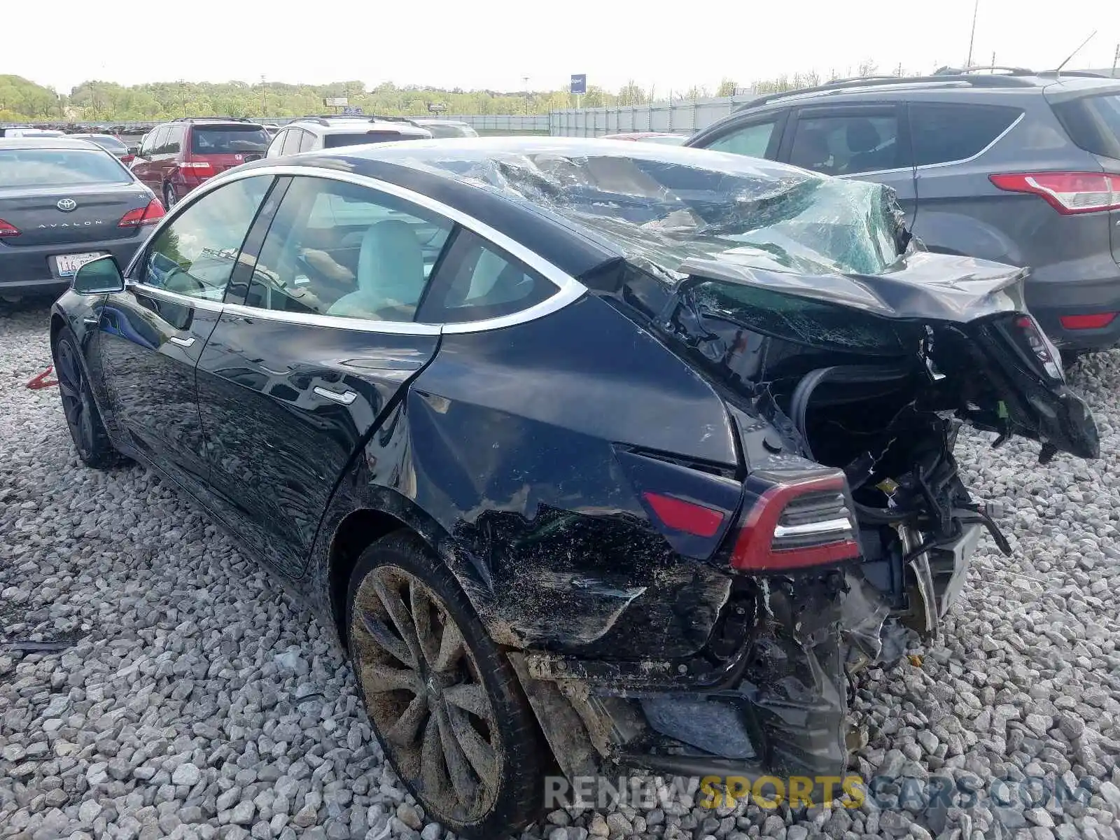 3 Фотография поврежденного автомобиля 5YJ3E1EC0LF603351 TESLA MODEL 3 2020