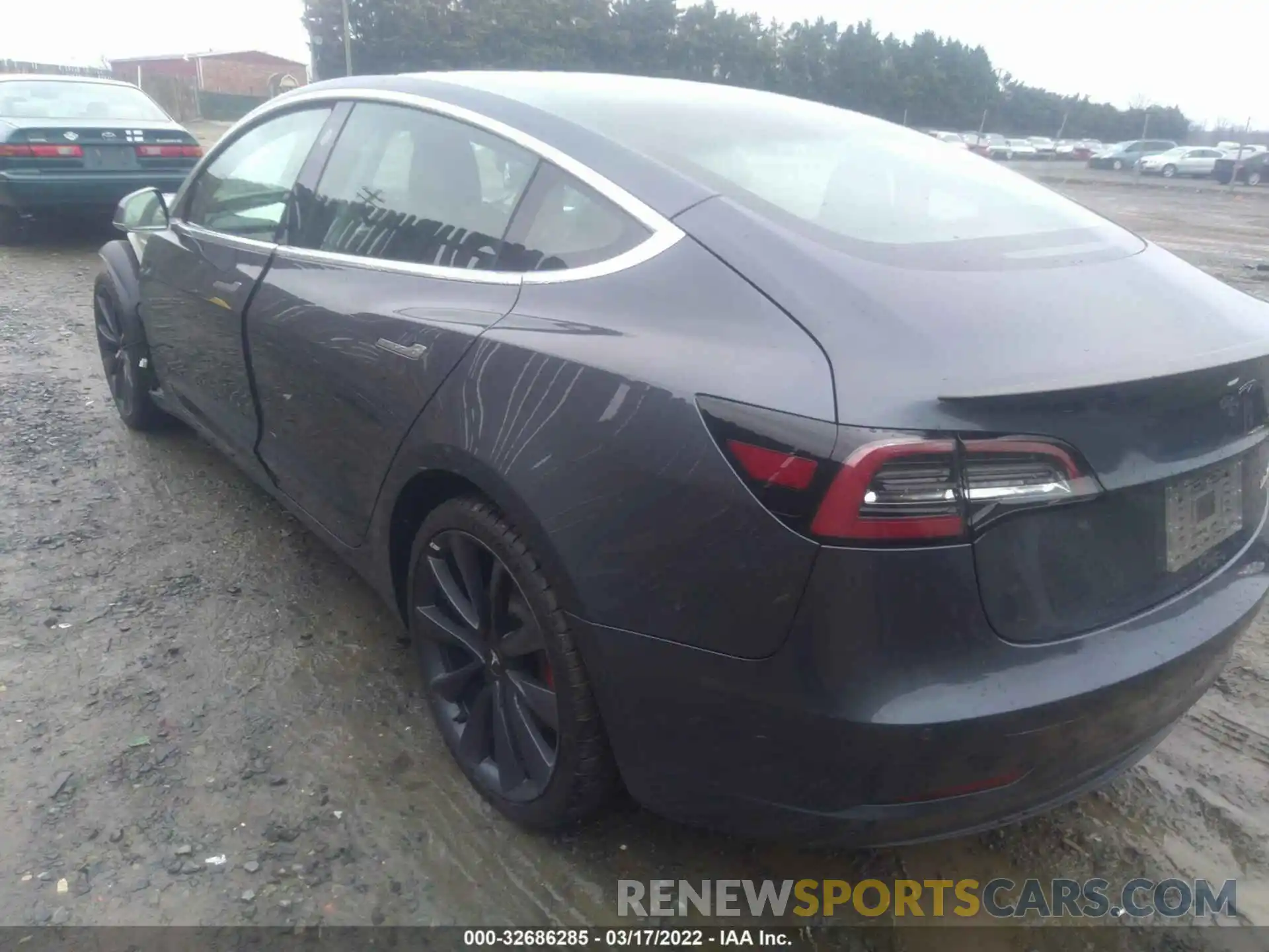 3 Photograph of a damaged car 5YJ3E1EC0LF721190 TESLA MODEL 3 2020