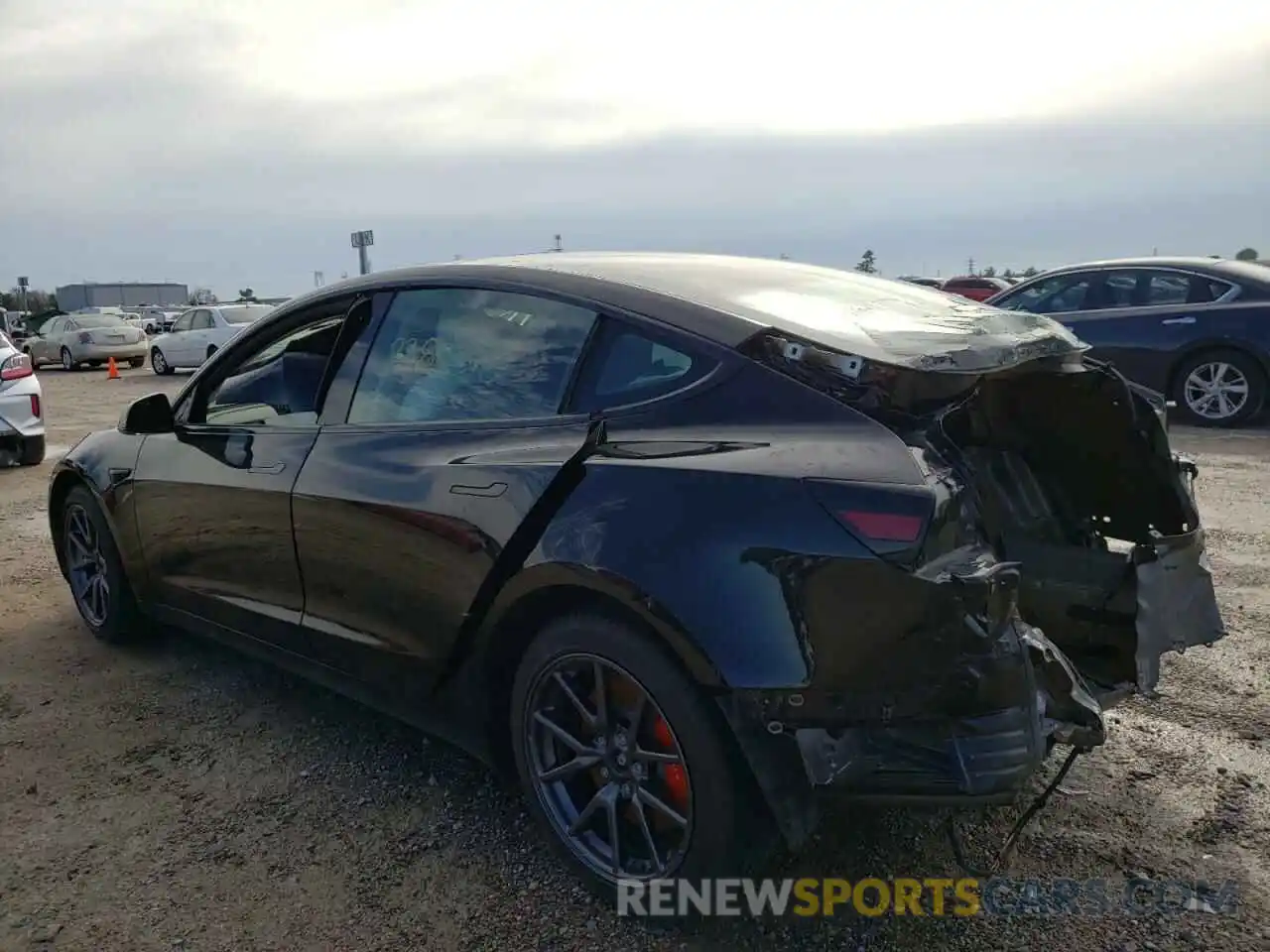 3 Photograph of a damaged car 5YJ3E1EC0LF736322 TESLA MODEL 3 2020