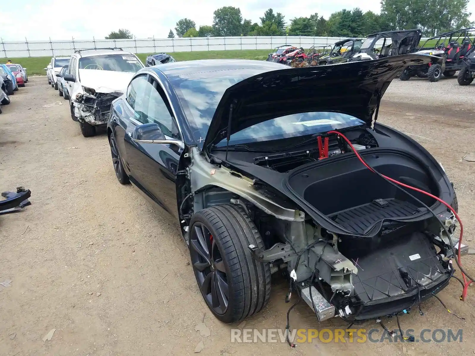 1 Photograph of a damaged car 5YJ3E1EC0LF788081 TESLA MODEL 3 2020