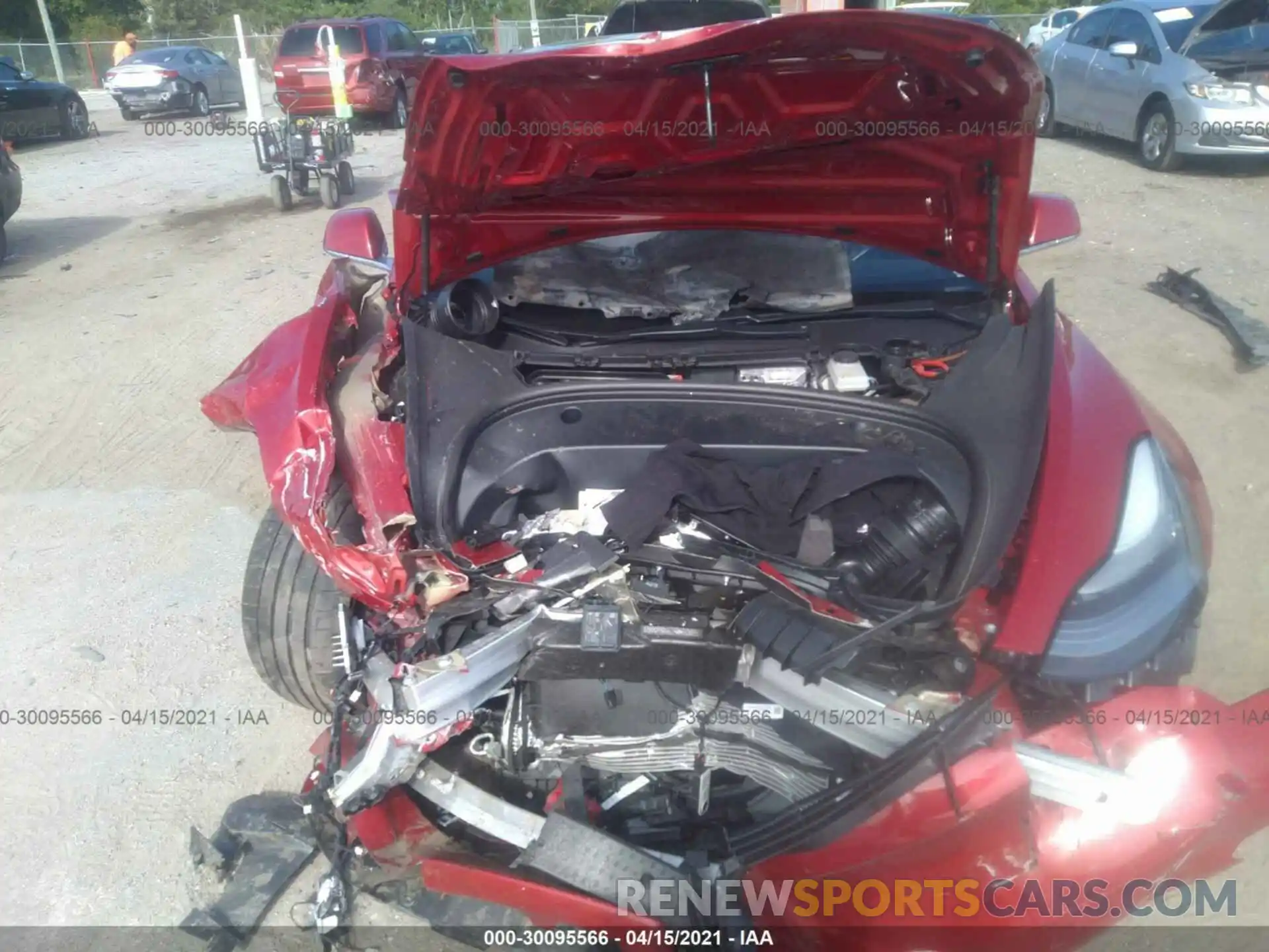 10 Photograph of a damaged car 5YJ3E1EC0LF791739 TESLA MODEL 3 2020