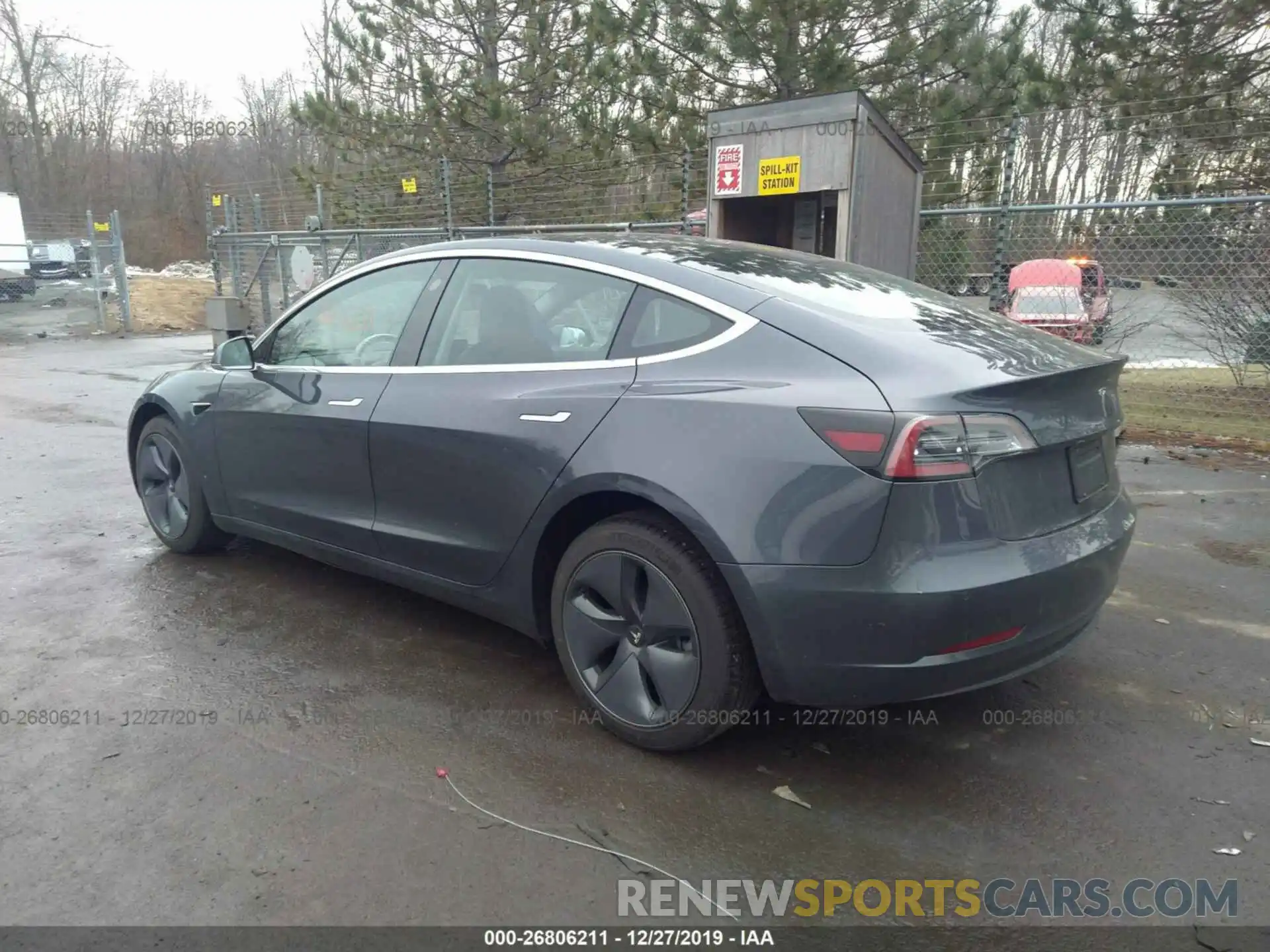 3 Photograph of a damaged car 5YJ3E1EC1LF586205 TESLA MODEL 3 2020