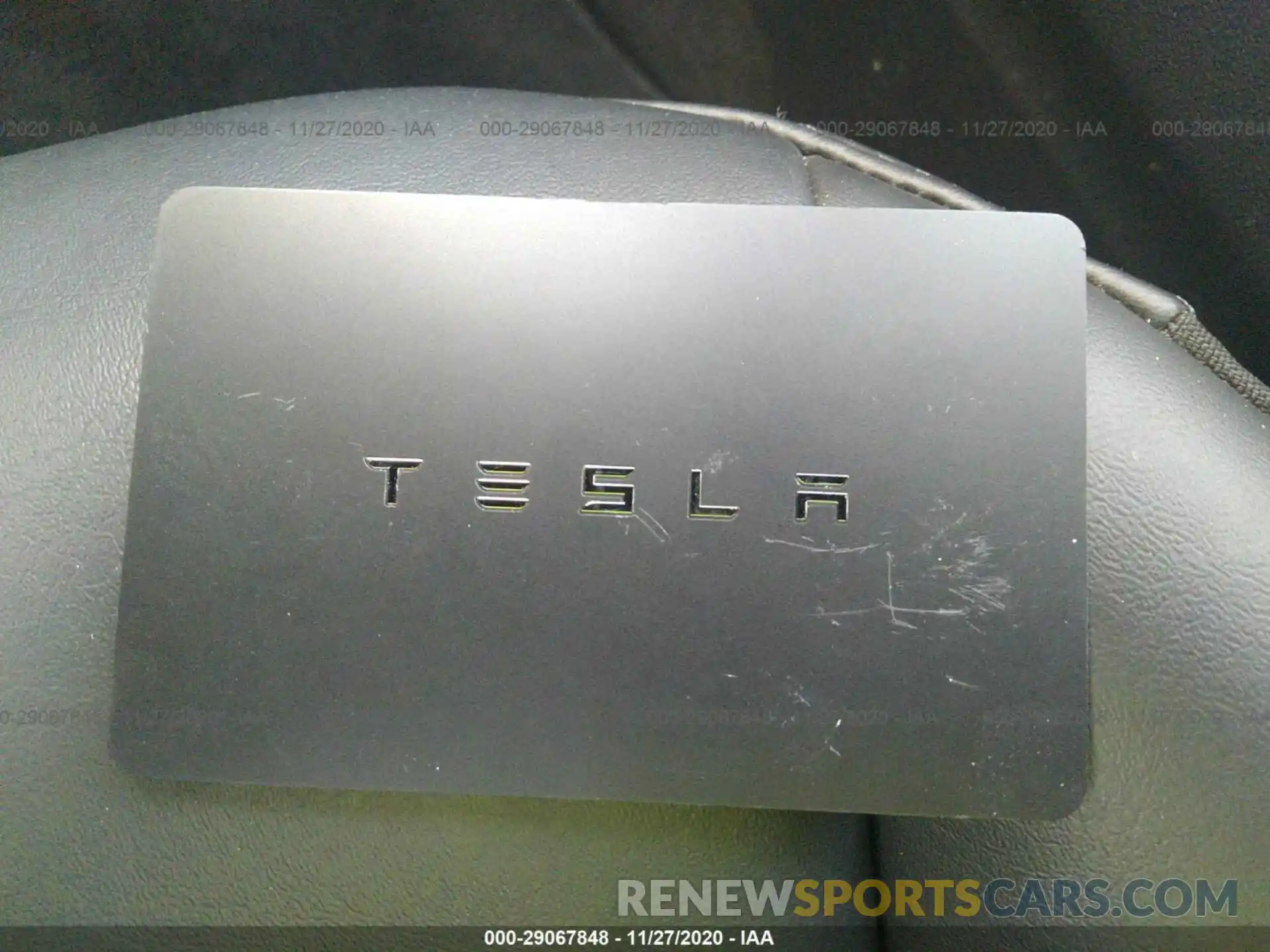 11 Photograph of a damaged car 5YJ3E1EC1LF586513 TESLA MODEL 3 2020