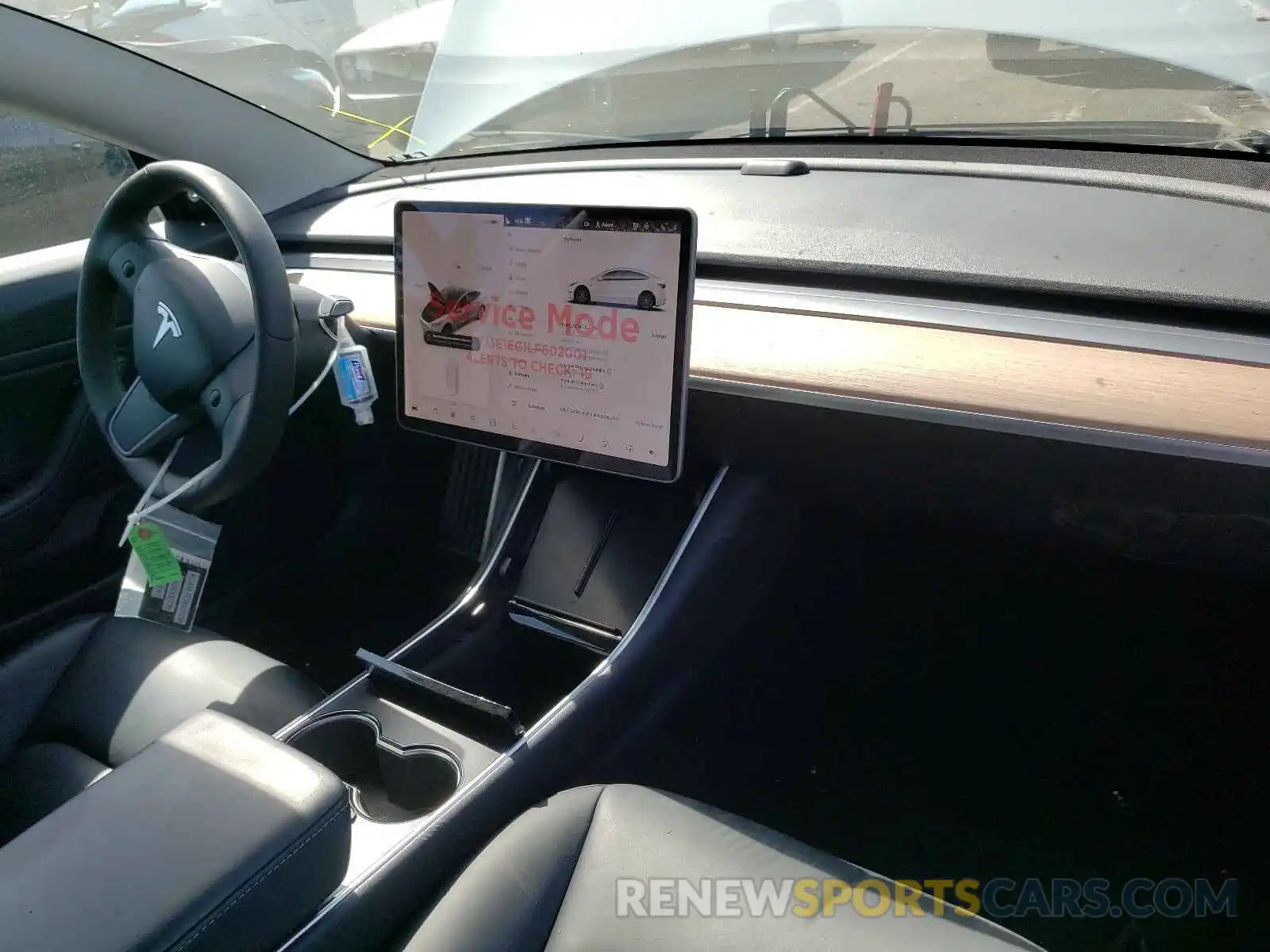 9 Photograph of a damaged car 5YJ3E1EC1LF602001 TESLA MODEL 3 2020