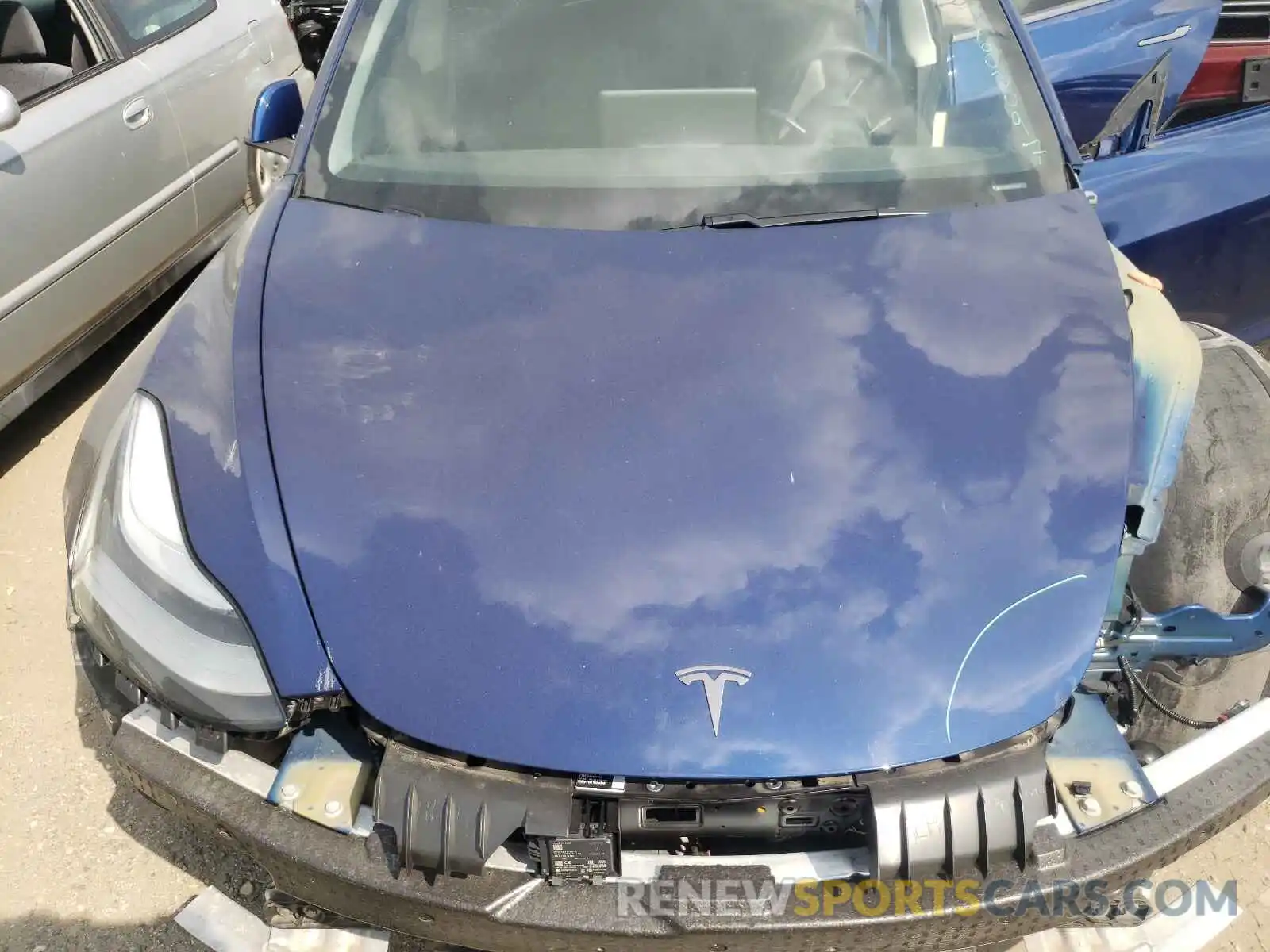 7 Photograph of a damaged car 5YJ3E1EC1LF603097 TESLA MODEL 3 2020