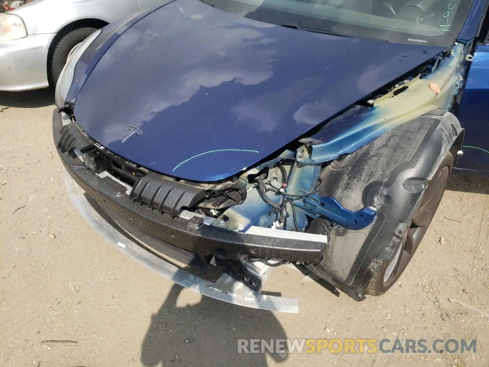 9 Photograph of a damaged car 5YJ3E1EC1LF603097 TESLA MODEL 3 2020