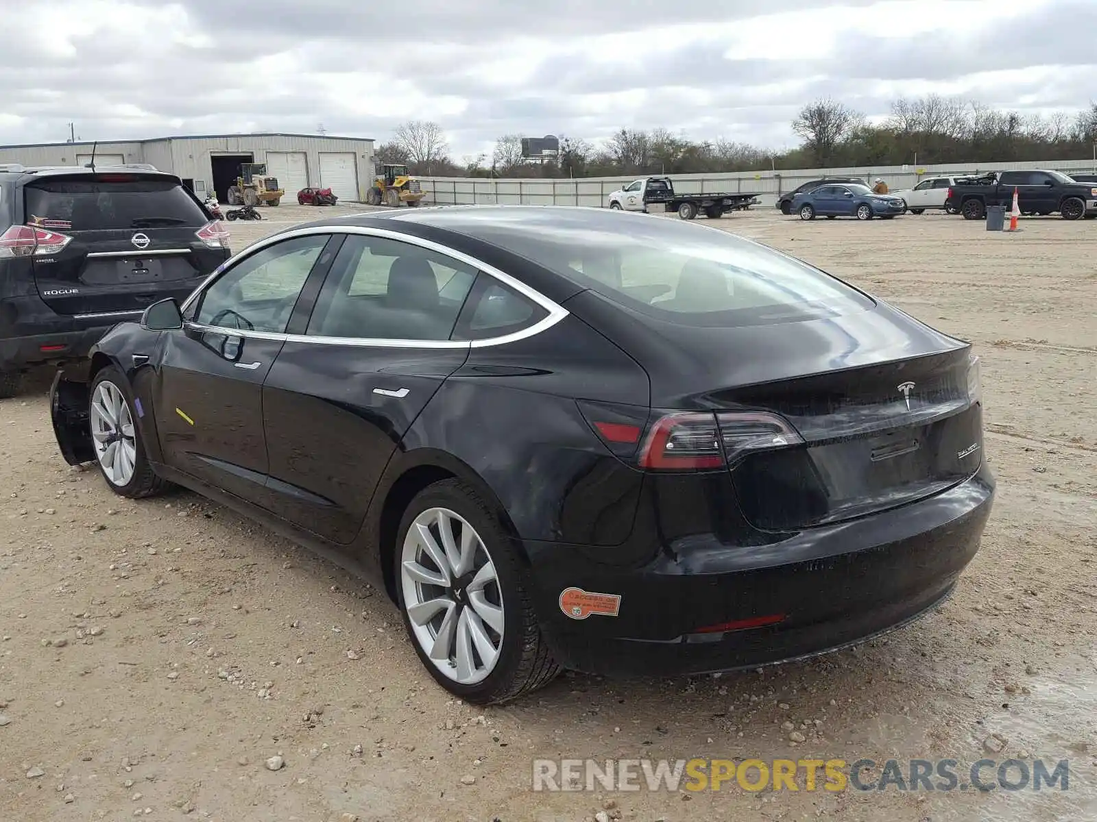 3 Photograph of a damaged car 5YJ3E1EC1LF627044 TESLA MODEL 3 2020