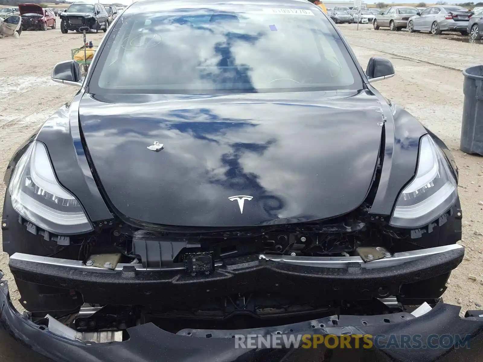 9 Photograph of a damaged car 5YJ3E1EC1LF627044 TESLA MODEL 3 2020