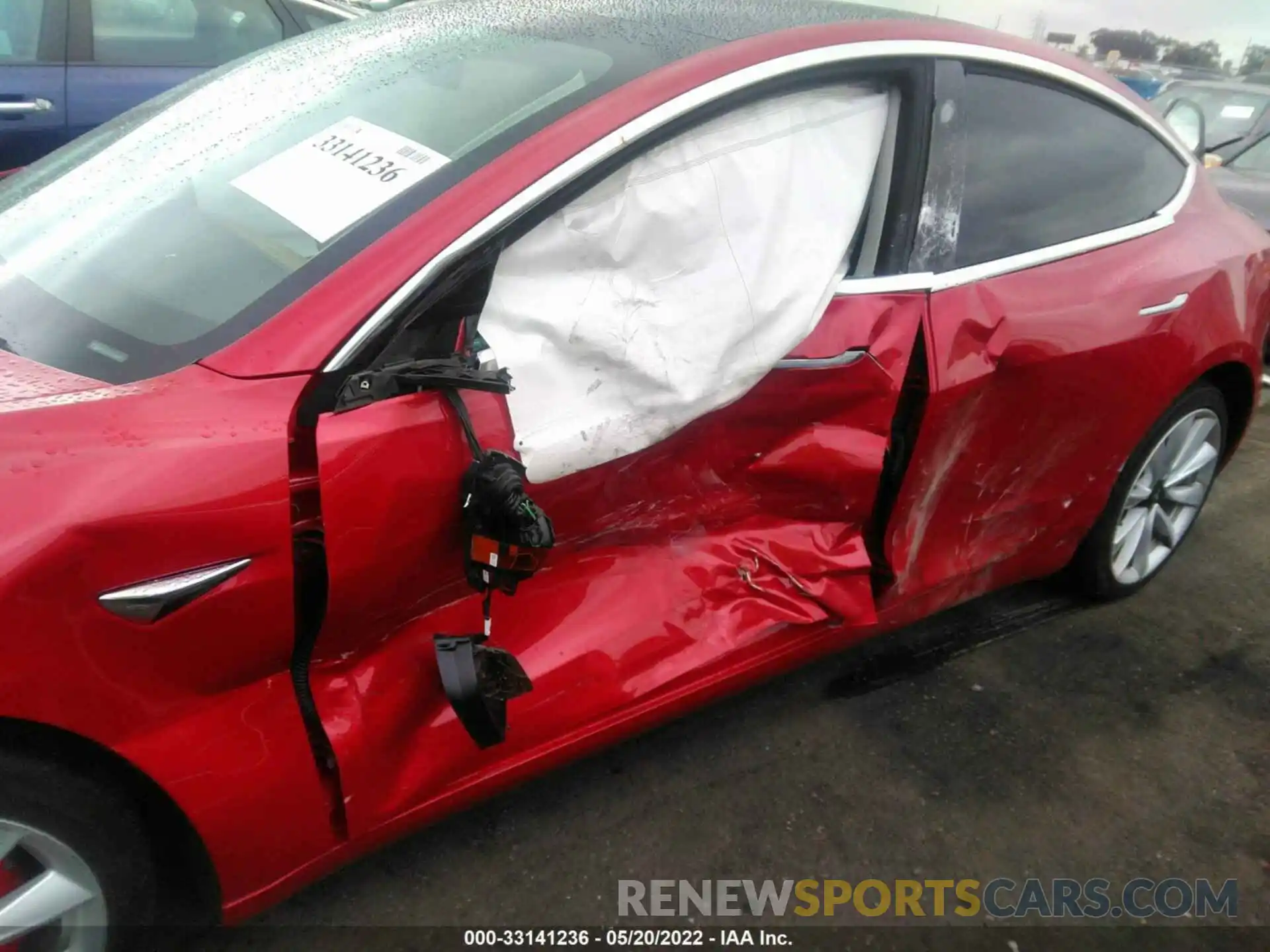 6 Photograph of a damaged car 5YJ3E1EC1LF641106 TESLA MODEL 3 2020