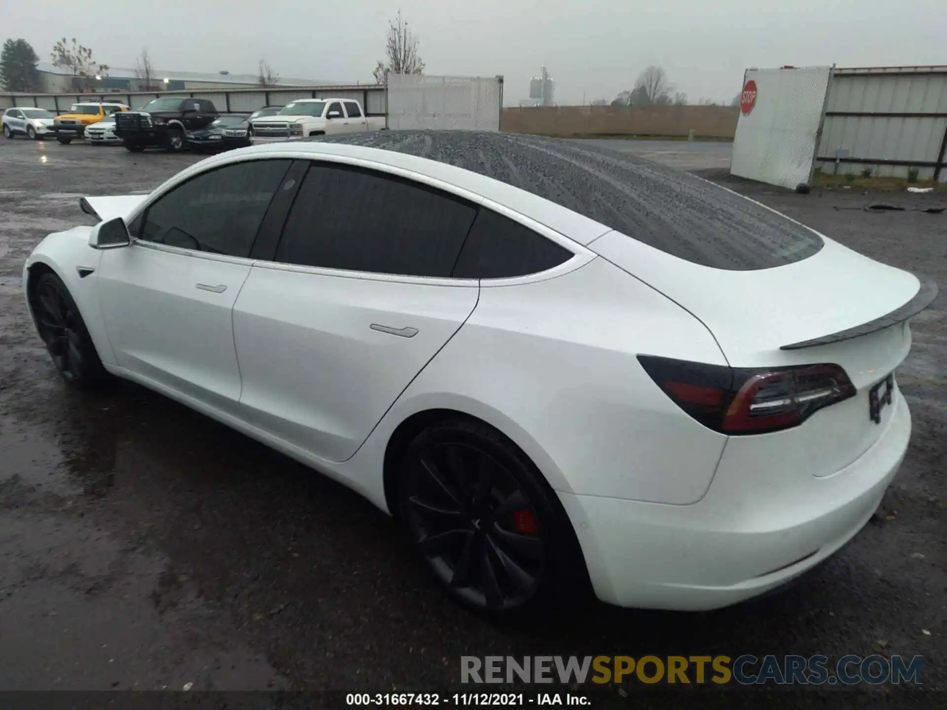 3 Photograph of a damaged car 5YJ3E1EC1LF719450 TESLA MODEL 3 2020