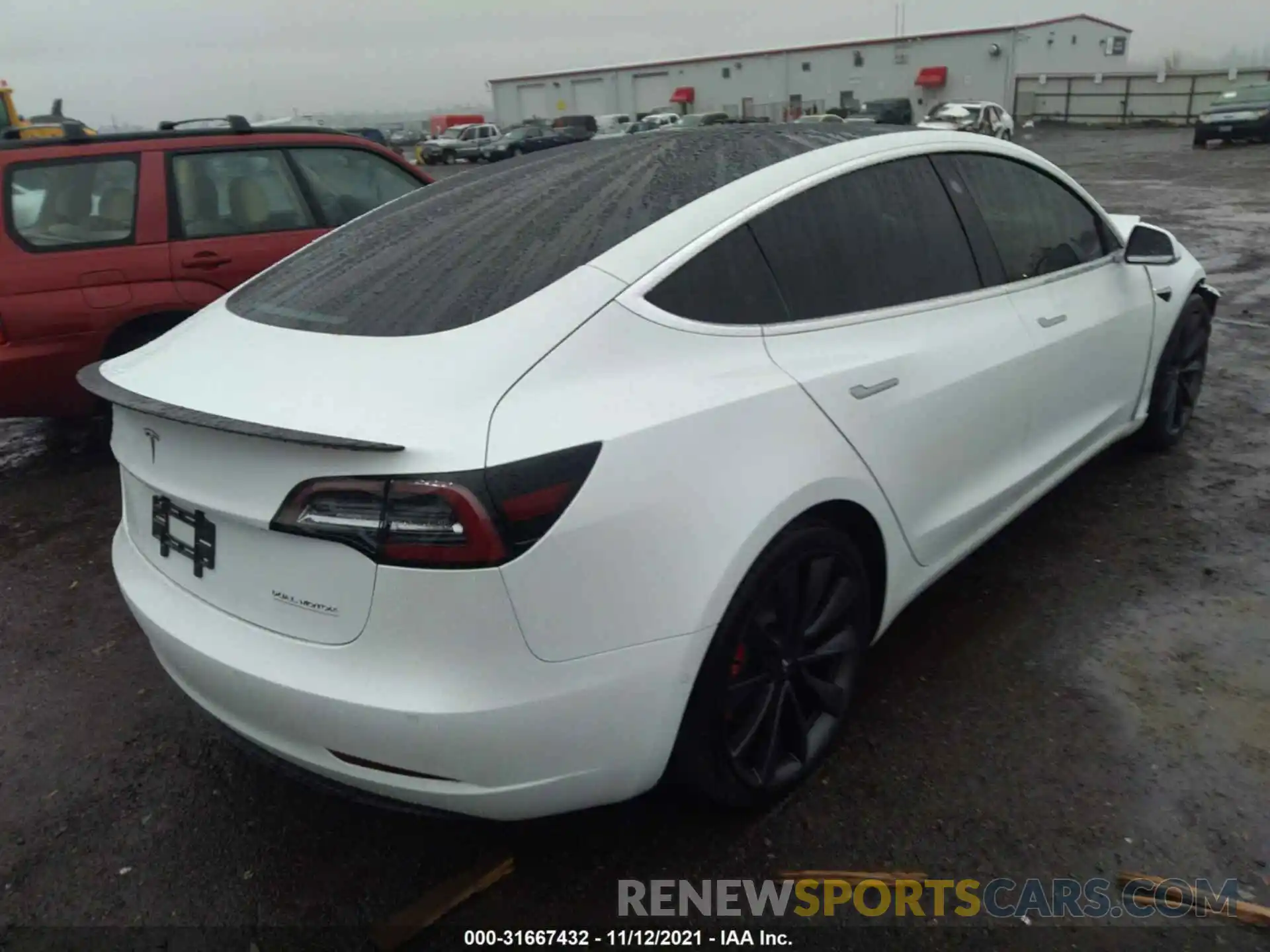 4 Фотография поврежденного автомобиля 5YJ3E1EC1LF719450 TESLA MODEL 3 2020