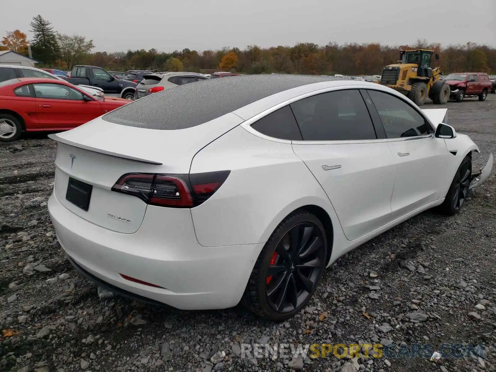 4 Photograph of a damaged car 5YJ3E1EC1LF796268 TESLA MODEL 3 2020