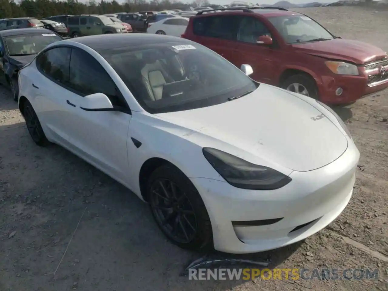 1 Фотография поврежденного автомобиля 5YJ3E1EC2LF602668 TESLA MODEL 3 2020