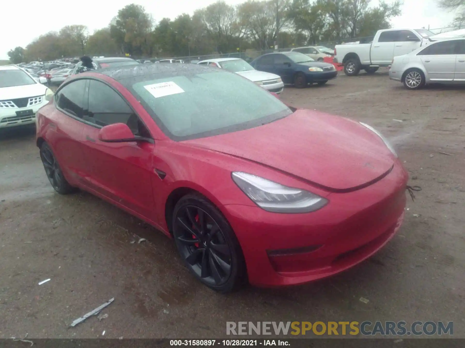 1 Фотография поврежденного автомобиля 5YJ3E1EC2LF603447 TESLA MODEL 3 2020