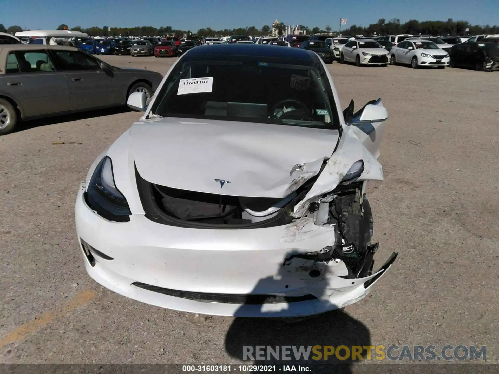 6 Photograph of a damaged car 5YJ3E1EC2LF623407 TESLA MODEL 3 2020