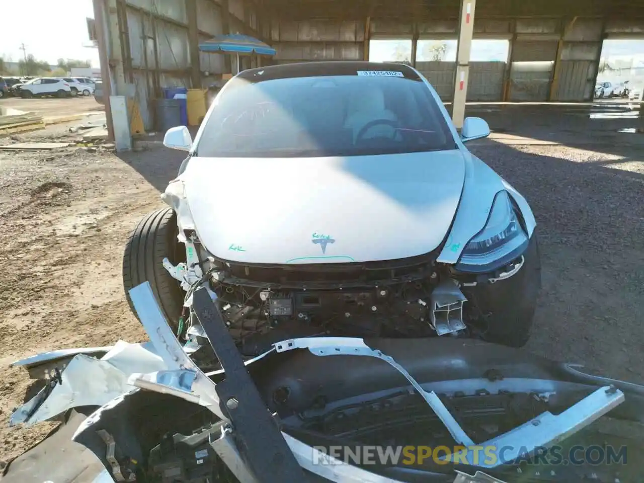 9 Photograph of a damaged car 5YJ3E1EC2LF624895 TESLA MODEL 3 2020