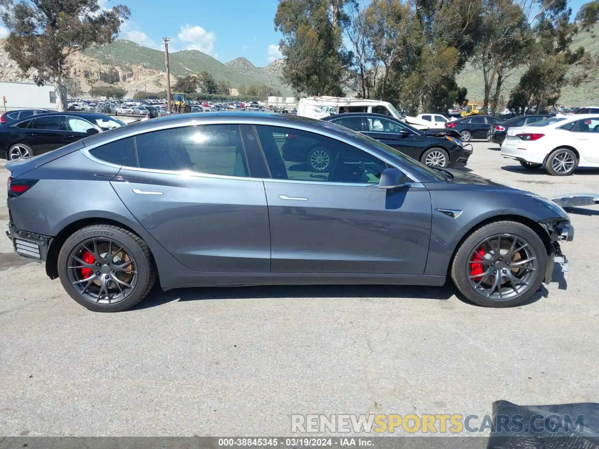 14 Photograph of a damaged car 5YJ3E1EC2LF641714 TESLA MODEL 3 2020