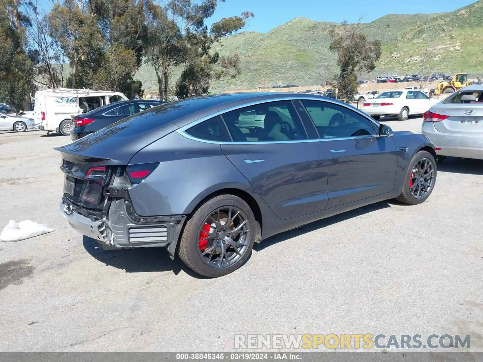 4 Photograph of a damaged car 5YJ3E1EC2LF641714 TESLA MODEL 3 2020