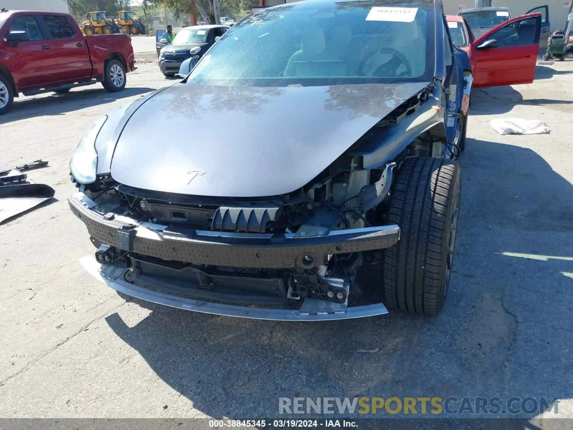 6 Photograph of a damaged car 5YJ3E1EC2LF641714 TESLA MODEL 3 2020