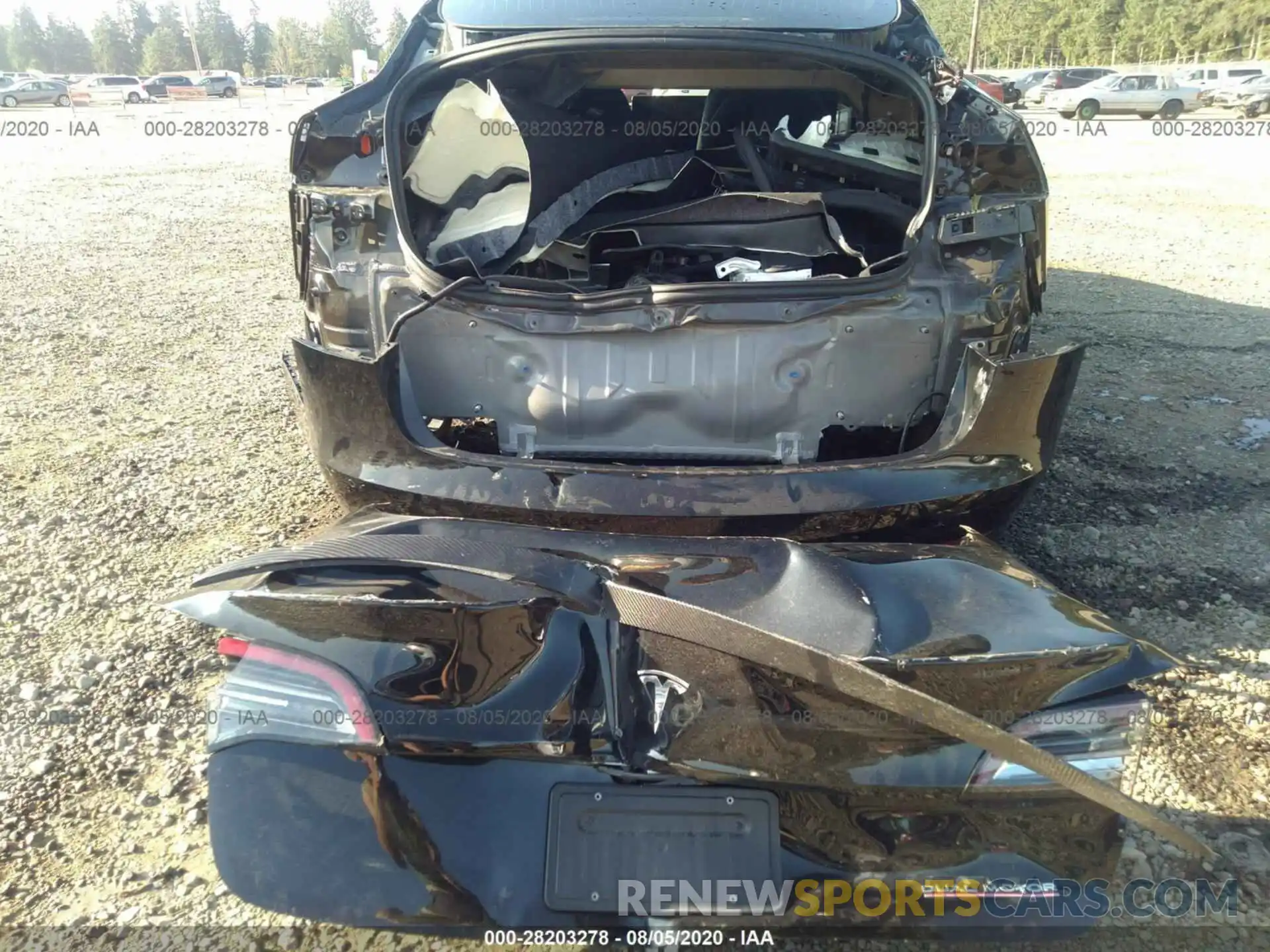 6 Photograph of a damaged car 5YJ3E1EC2LF669223 TESLA MODEL 3 2020