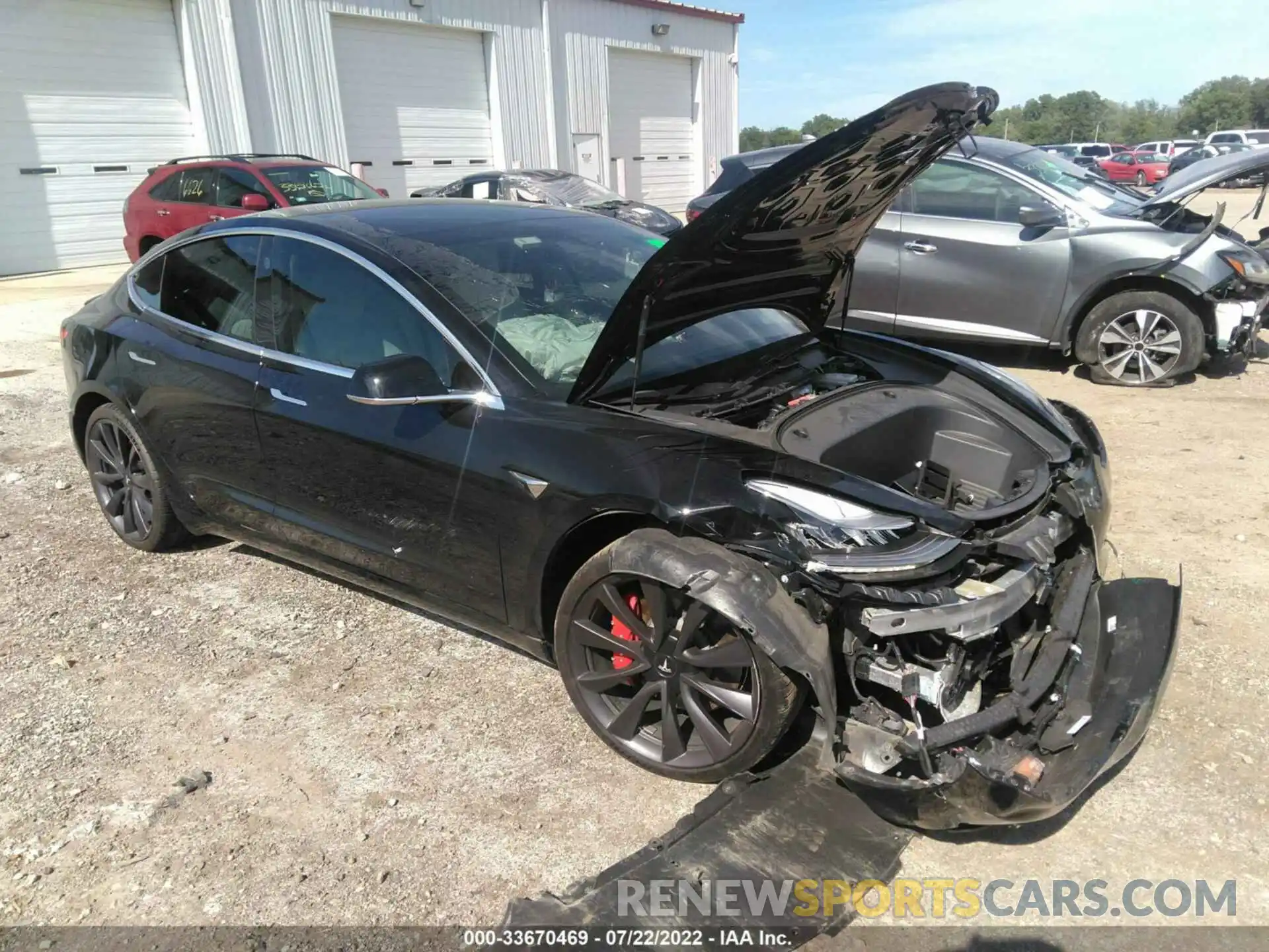 1 Photograph of a damaged car 5YJ3E1EC2LF774960 TESLA MODEL 3 2020