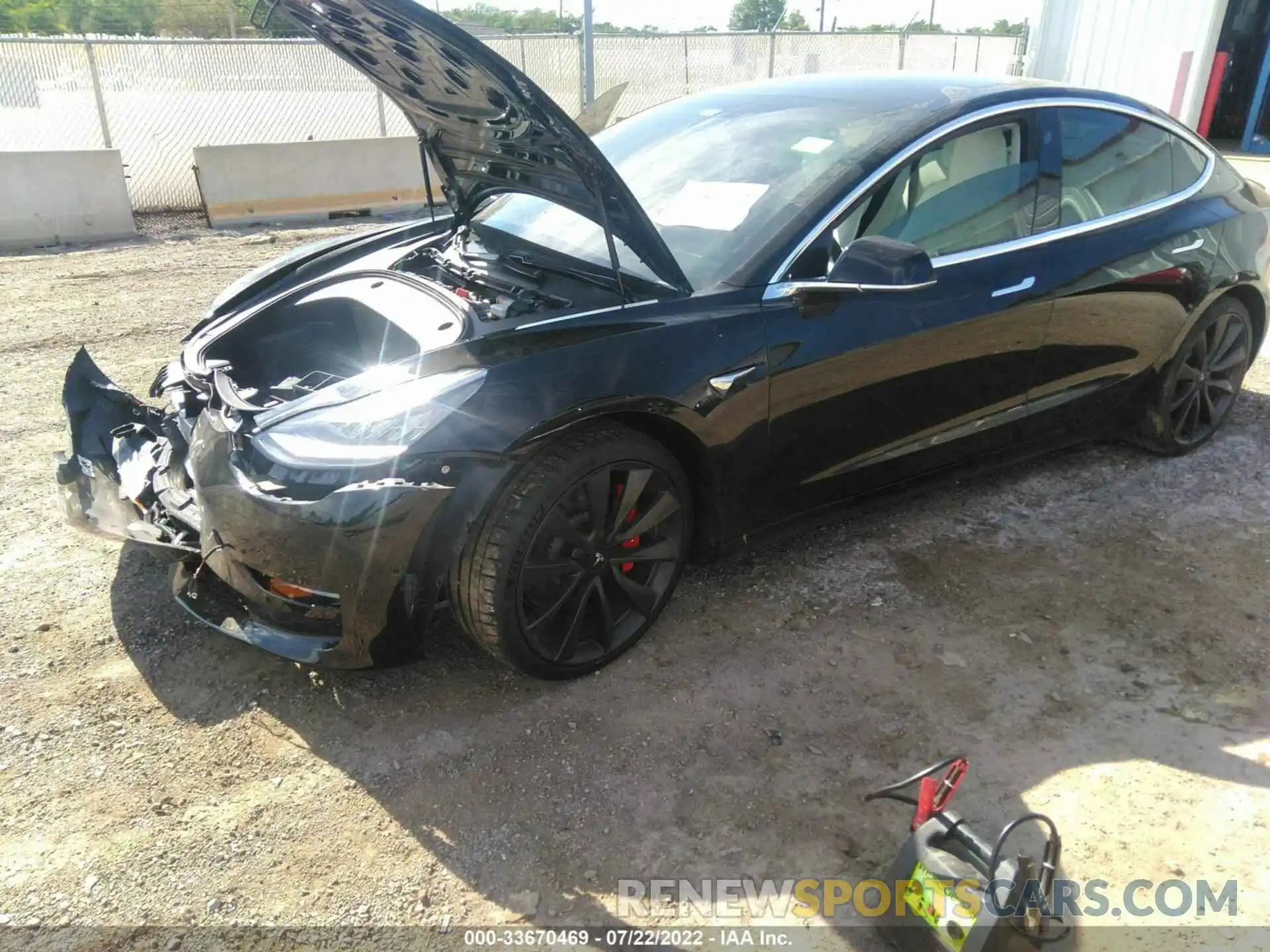 2 Photograph of a damaged car 5YJ3E1EC2LF774960 TESLA MODEL 3 2020