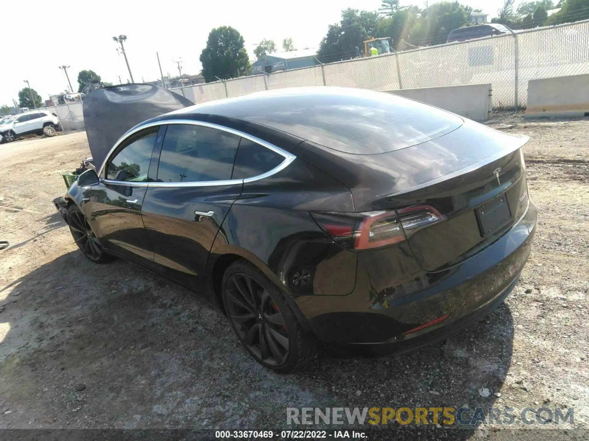 3 Photograph of a damaged car 5YJ3E1EC2LF774960 TESLA MODEL 3 2020