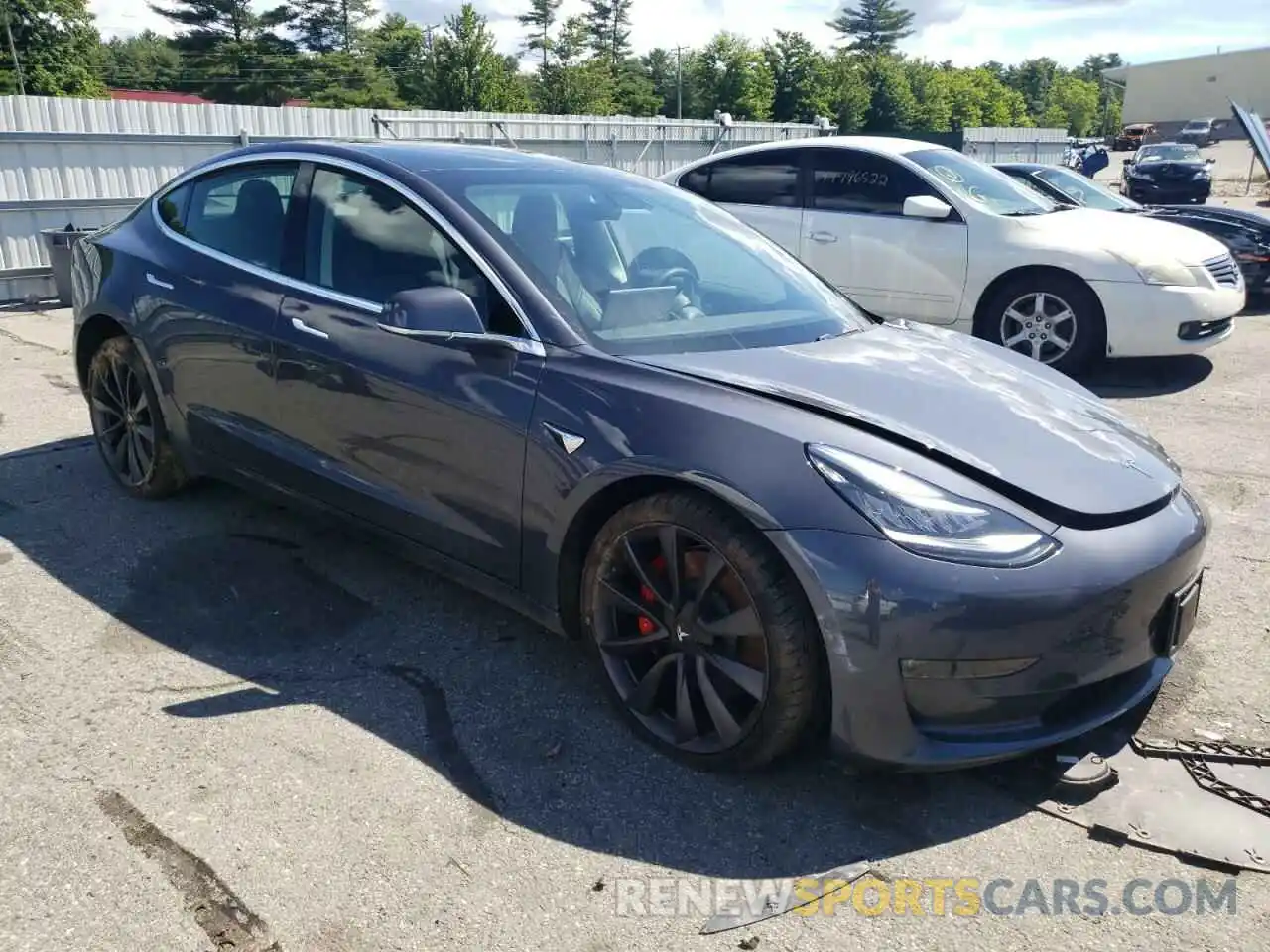 1 Photograph of a damaged car 5YJ3E1EC2LF788132 TESLA MODEL 3 2020