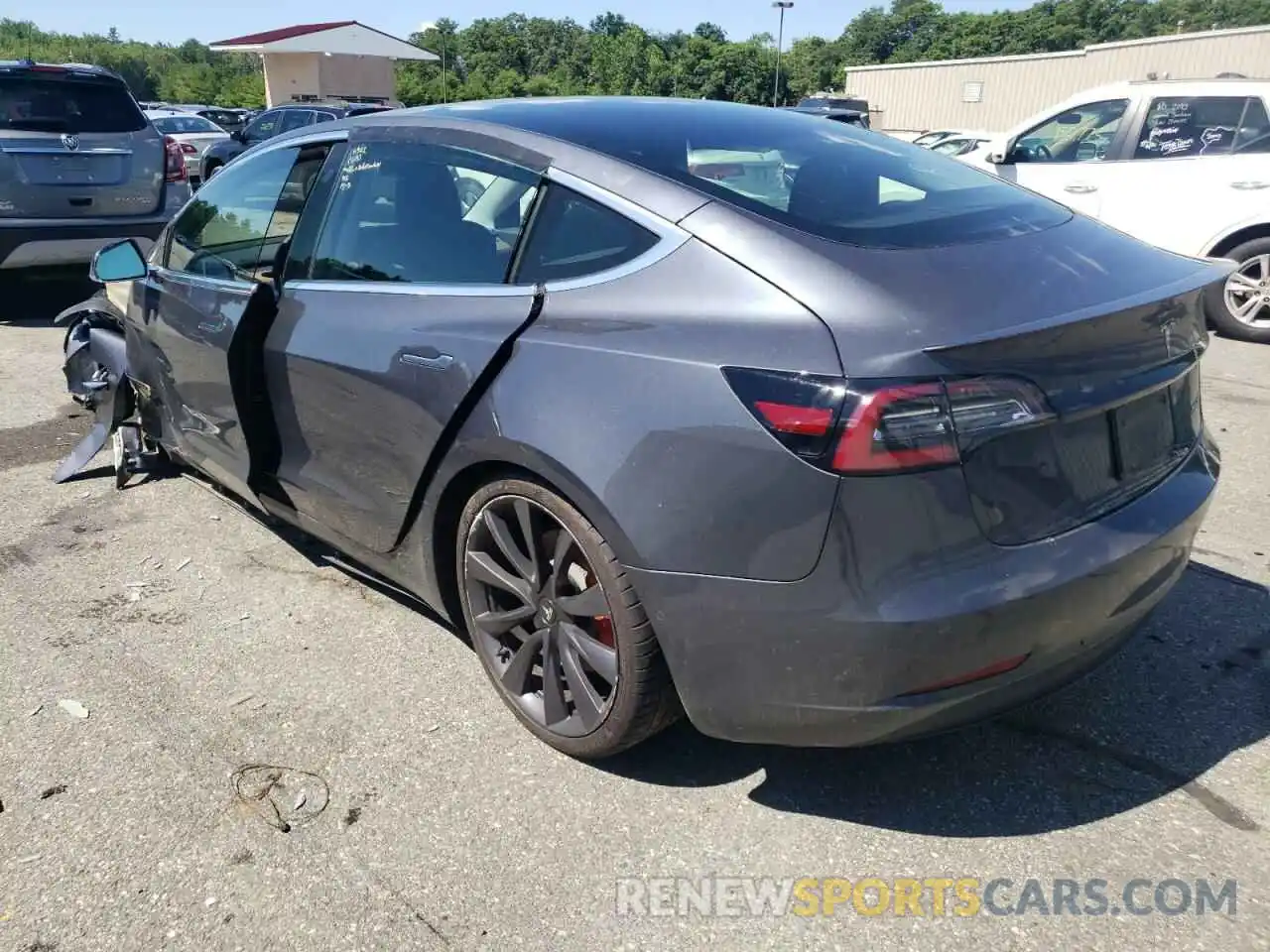 3 Photograph of a damaged car 5YJ3E1EC2LF788132 TESLA MODEL 3 2020