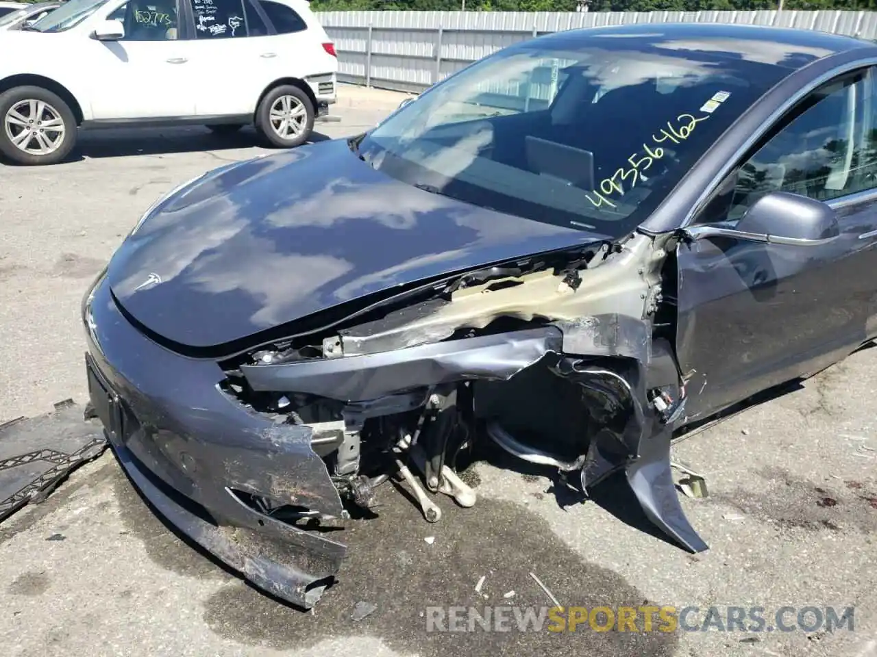 9 Photograph of a damaged car 5YJ3E1EC2LF788132 TESLA MODEL 3 2020