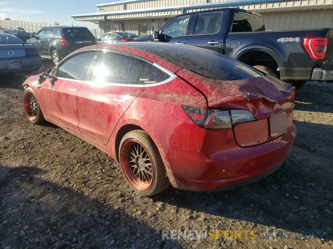 3 Photograph of a damaged car 5YJ3E1EC2LF791712 TESLA MODEL 3 2020