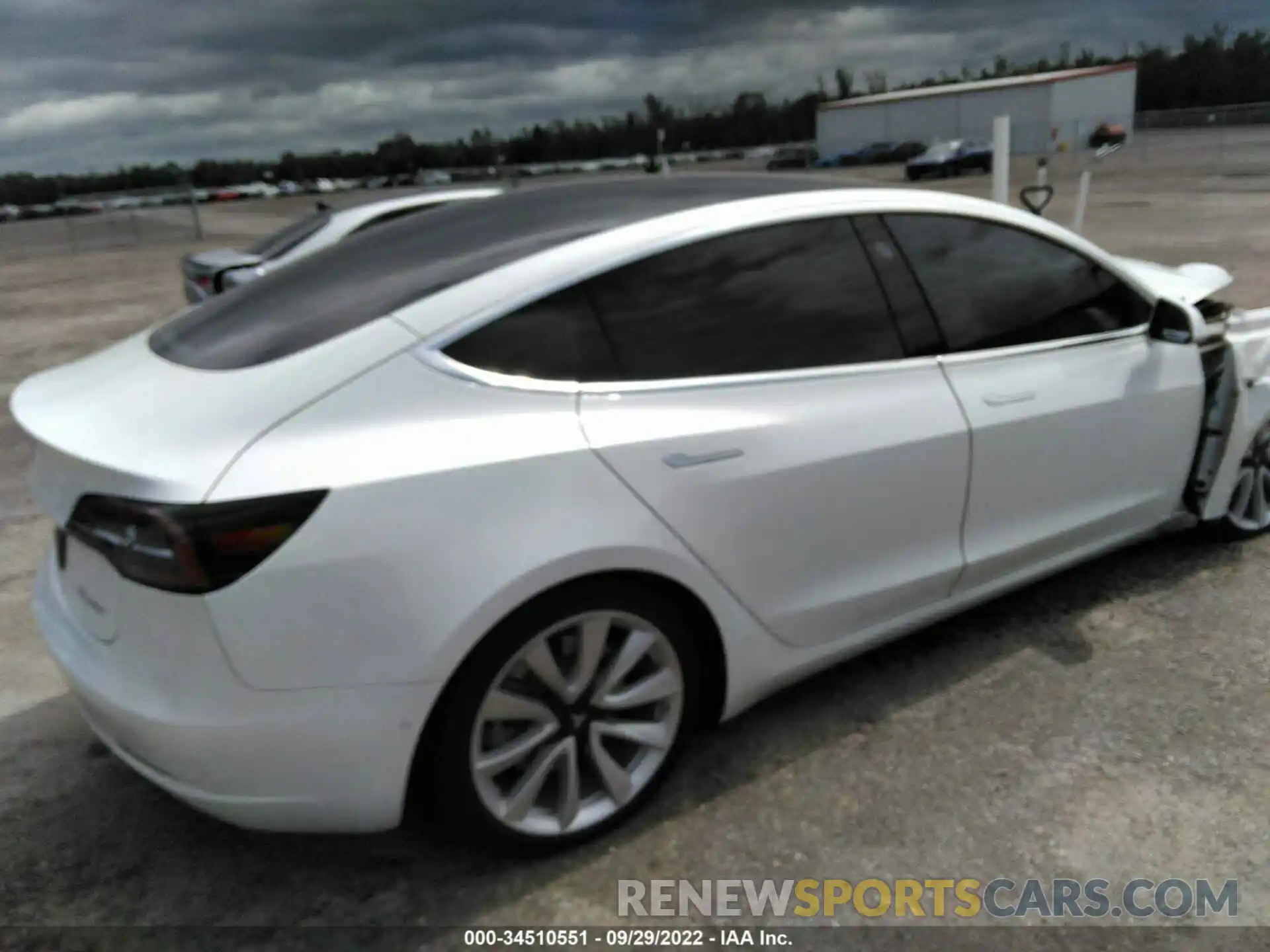 8 Photograph of a damaged car 5YJ3E1EC3LF587050 TESLA MODEL 3 2020