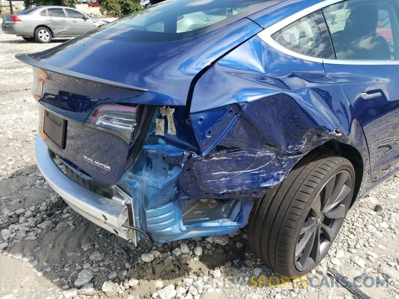 9 Photograph of a damaged car 5YJ3E1EC3LF603117 TESLA MODEL 3 2020