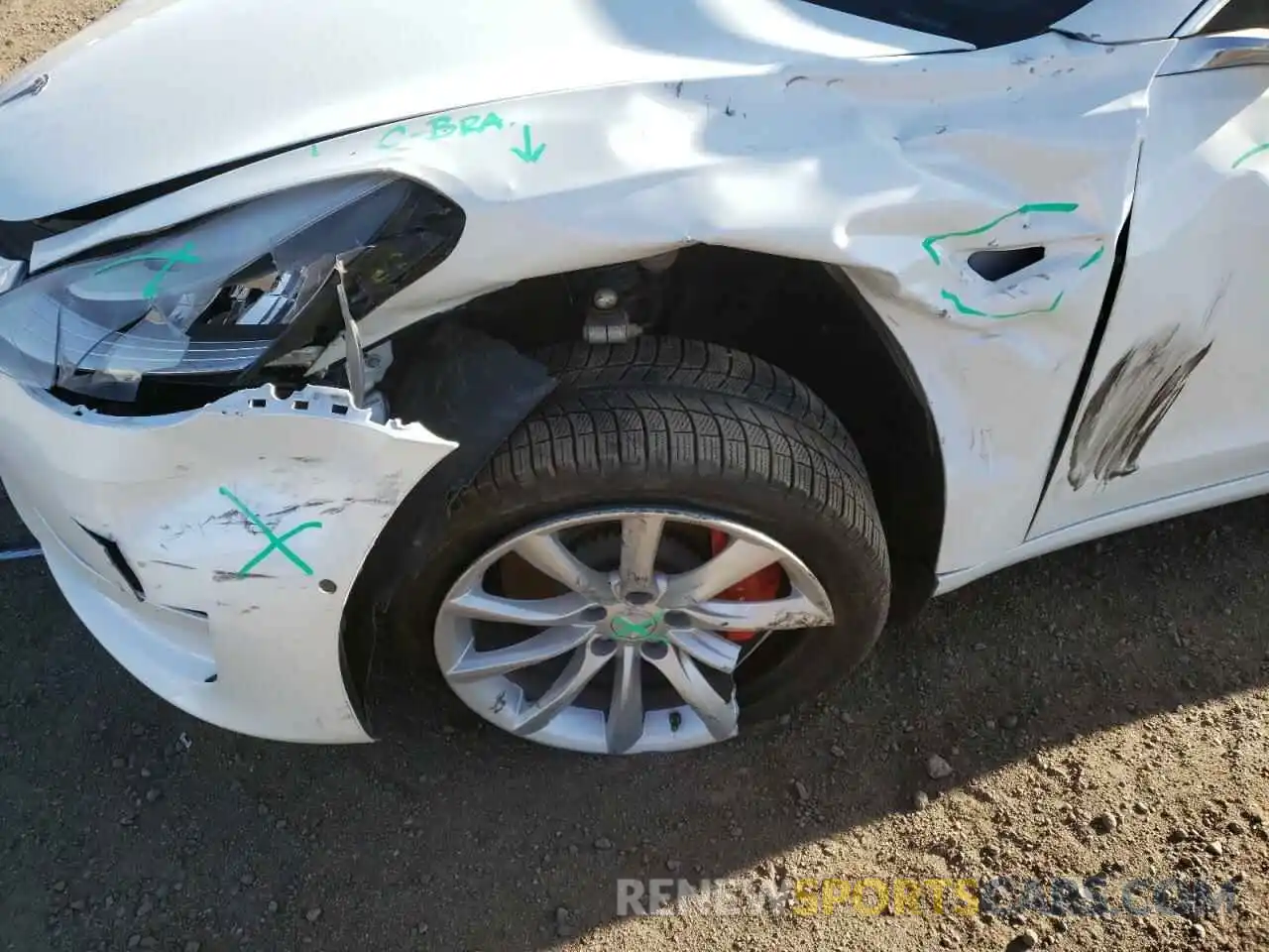 9 Photograph of a damaged car 5YJ3E1EC3LF603568 TESLA MODEL 3 2020