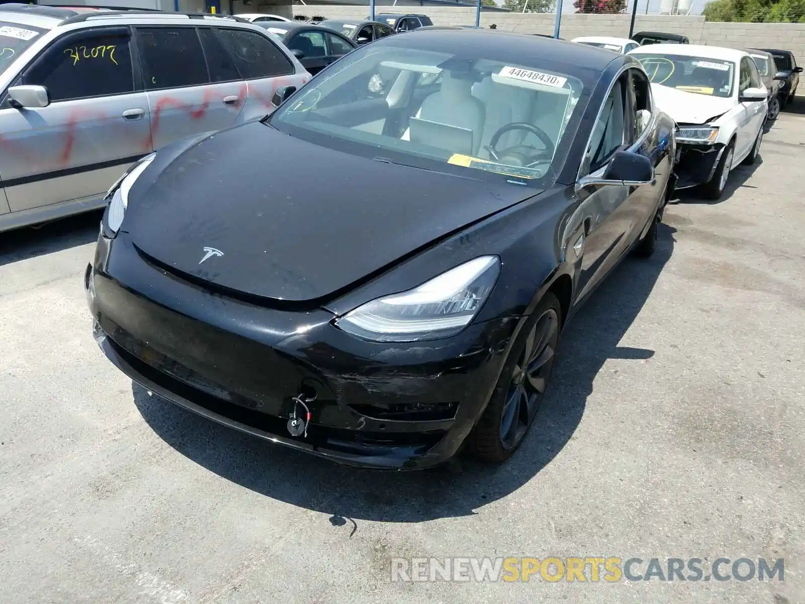 2 Photograph of a damaged car 5YJ3E1EC3LF624503 TESLA MODEL 3 2020