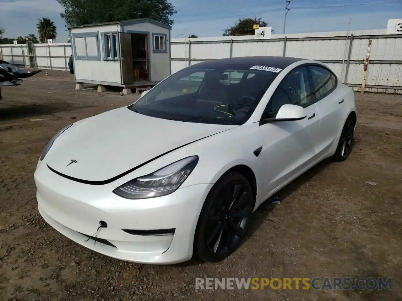 2 Фотография поврежденного автомобиля 5YJ3E1EC3LF714248 TESLA MODEL 3 2020