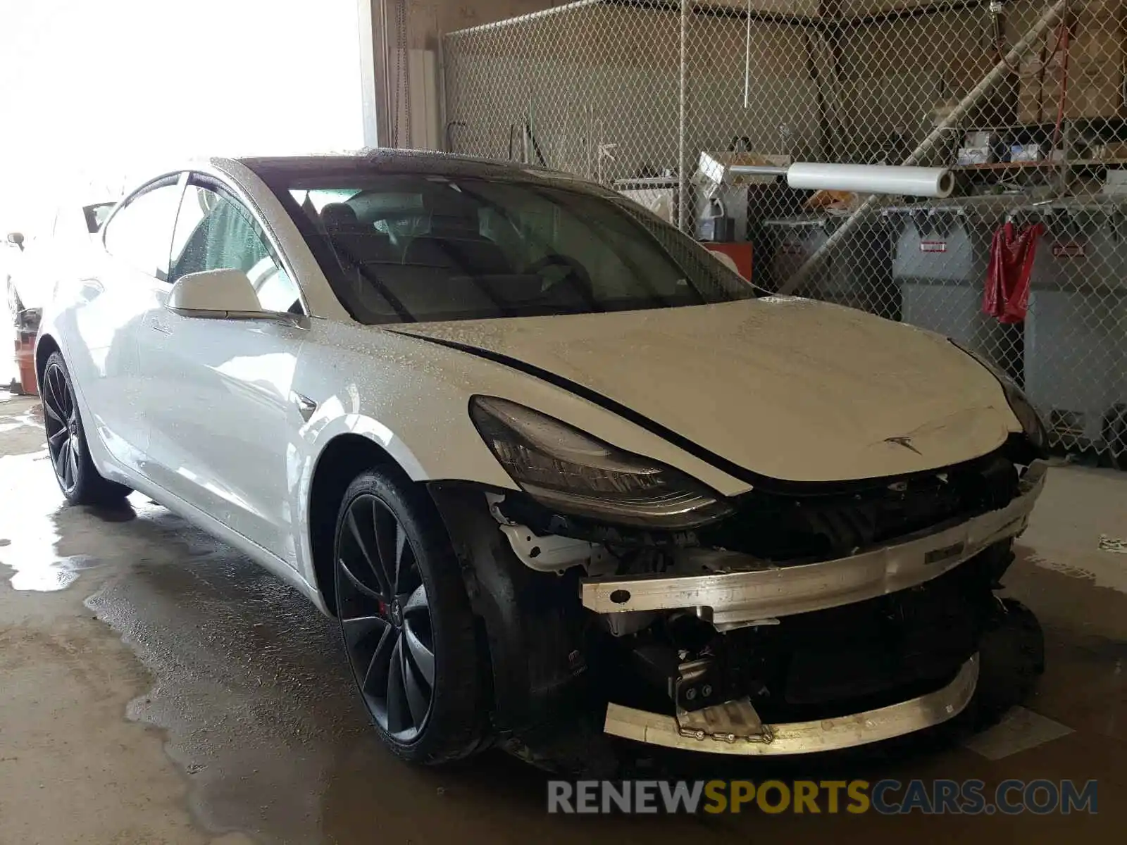 1 Photograph of a damaged car 5YJ3E1EC3LF714346 TESLA MODEL 3 2020