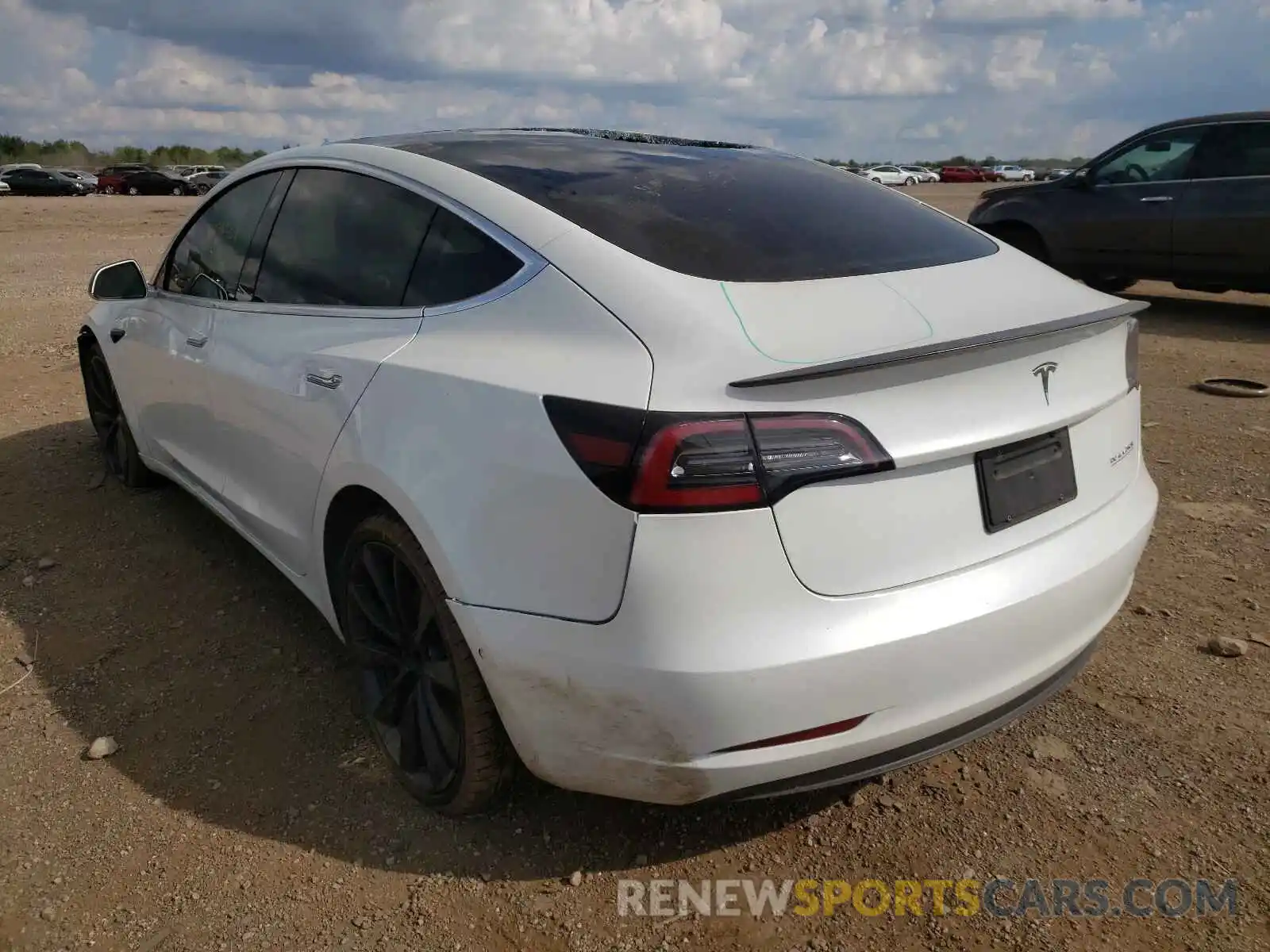 3 Photograph of a damaged car 5YJ3E1EC3LF796336 TESLA MODEL 3 2020