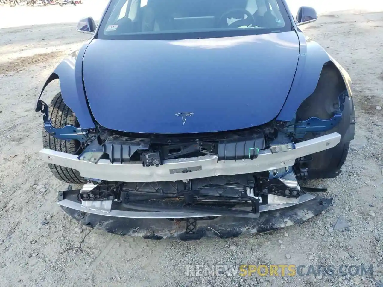 9 Photograph of a damaged car 5YJ3E1EC4LF586862 TESLA MODEL 3 2020