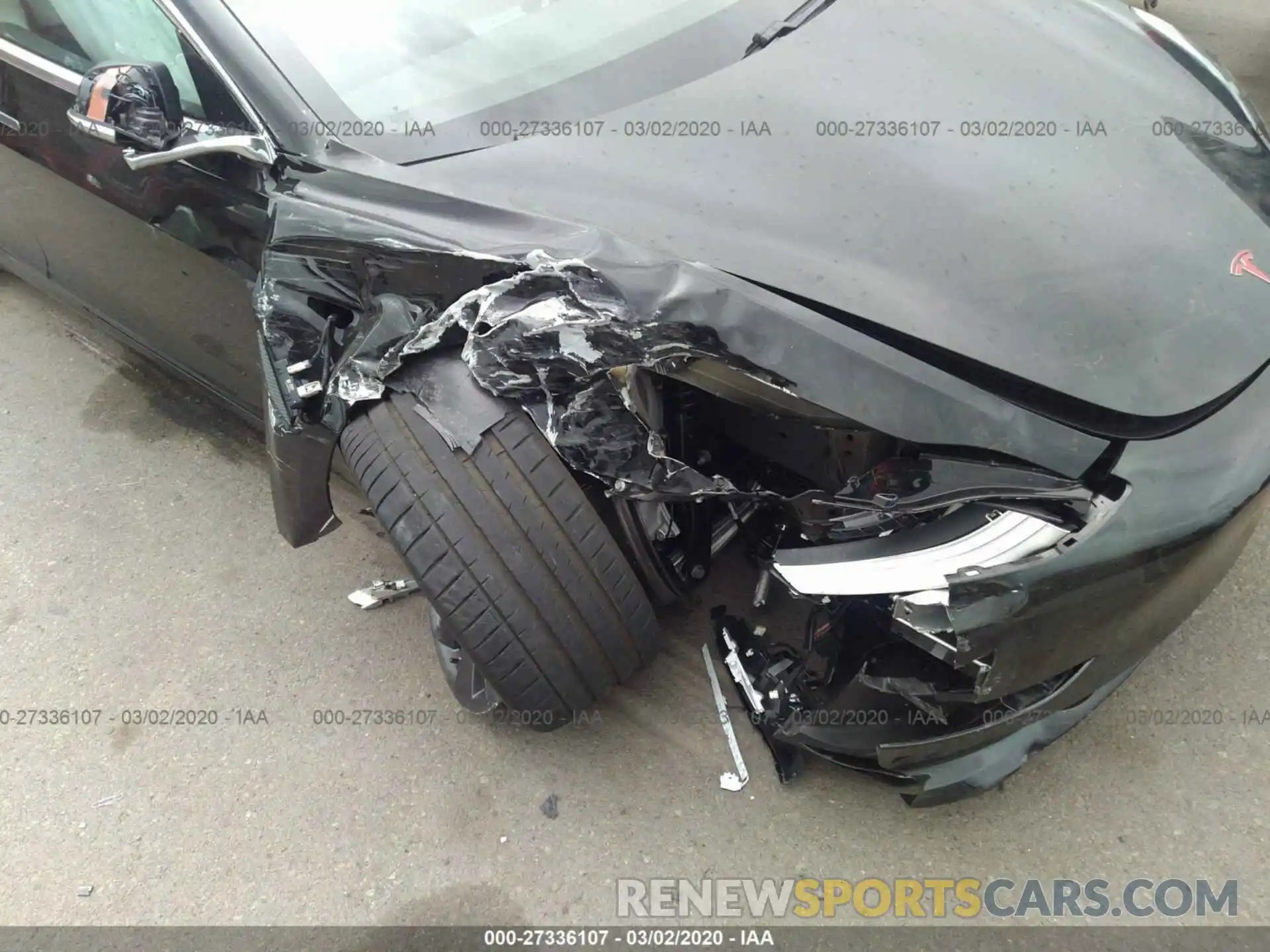 6 Photograph of a damaged car 5YJ3E1EC4LF640726 TESLA MODEL 3 2020