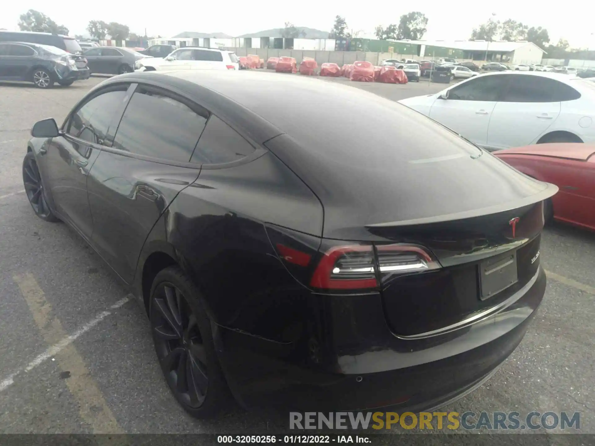 3 Photograph of a damaged car 5YJ3E1EC4LF640757 TESLA MODEL 3 2020