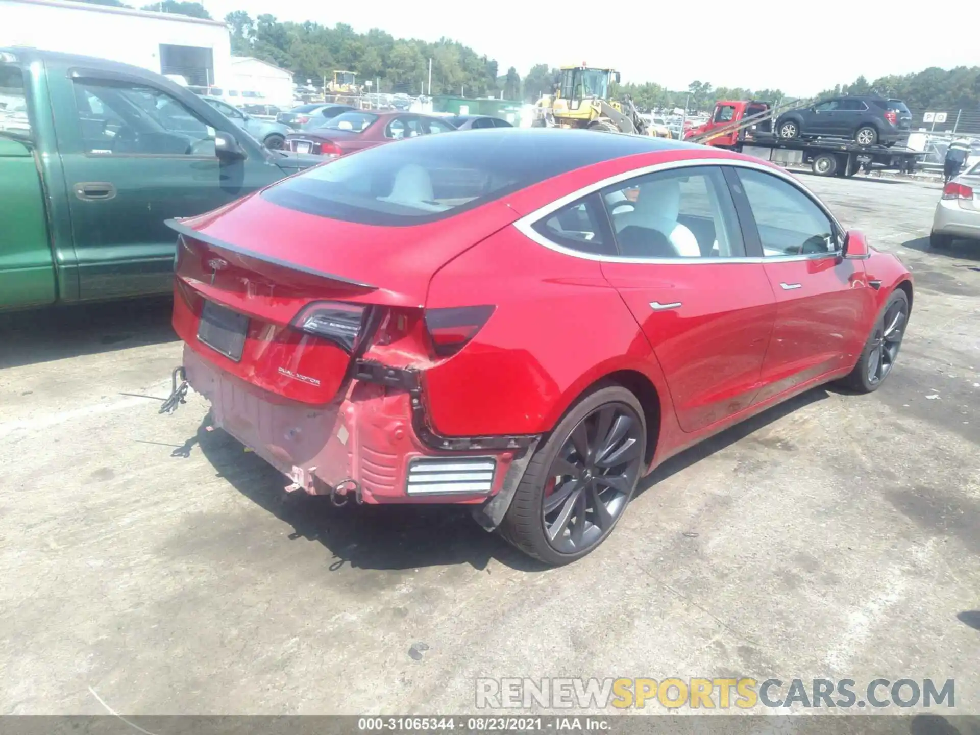 4 Photograph of a damaged car 5YJ3E1EC4LF714744 TESLA MODEL 3 2020