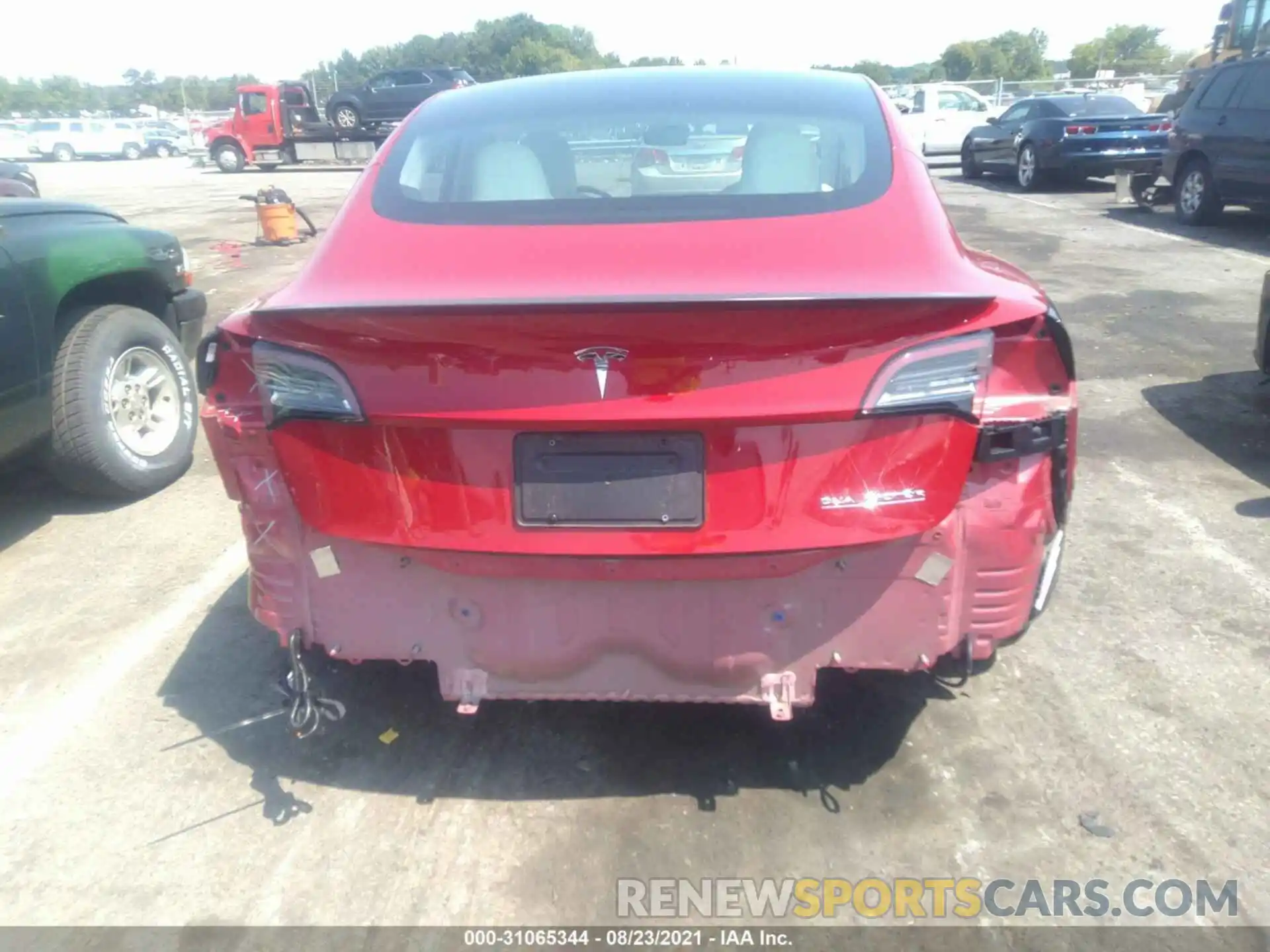 6 Photograph of a damaged car 5YJ3E1EC4LF714744 TESLA MODEL 3 2020