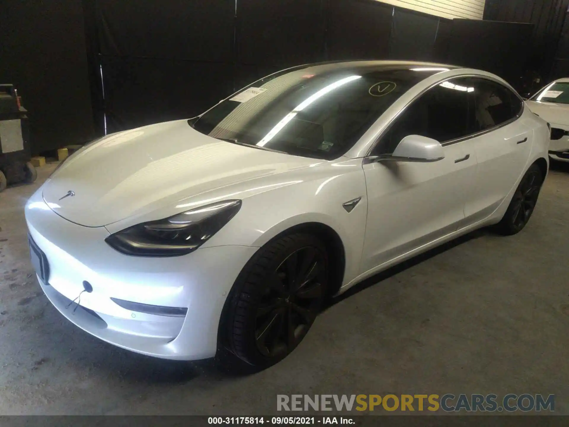 2 Фотография поврежденного автомобиля 5YJ3E1EC4LF736436 TESLA MODEL 3 2020