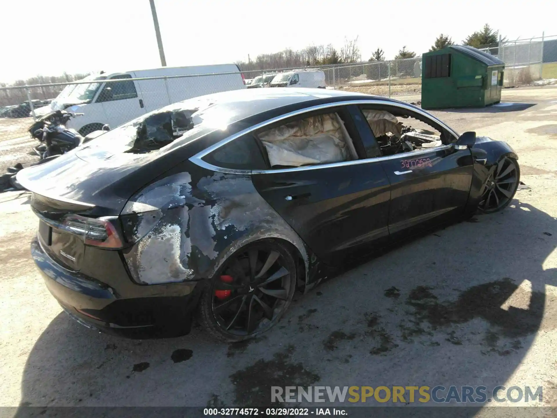 4 Photograph of a damaged car 5YJ3E1EC4LF742530 TESLA MODEL 3 2020