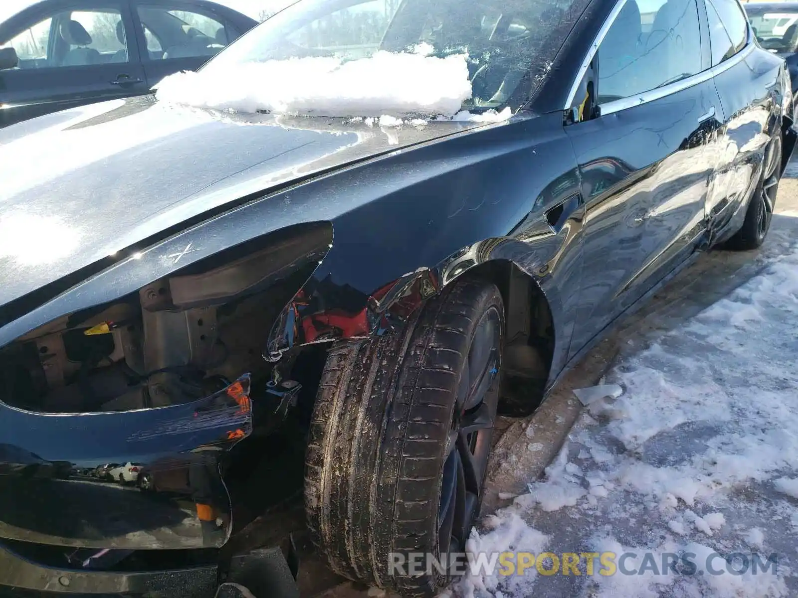 9 Photograph of a damaged car 5YJ3E1EC4LF796183 TESLA MODEL 3 2020