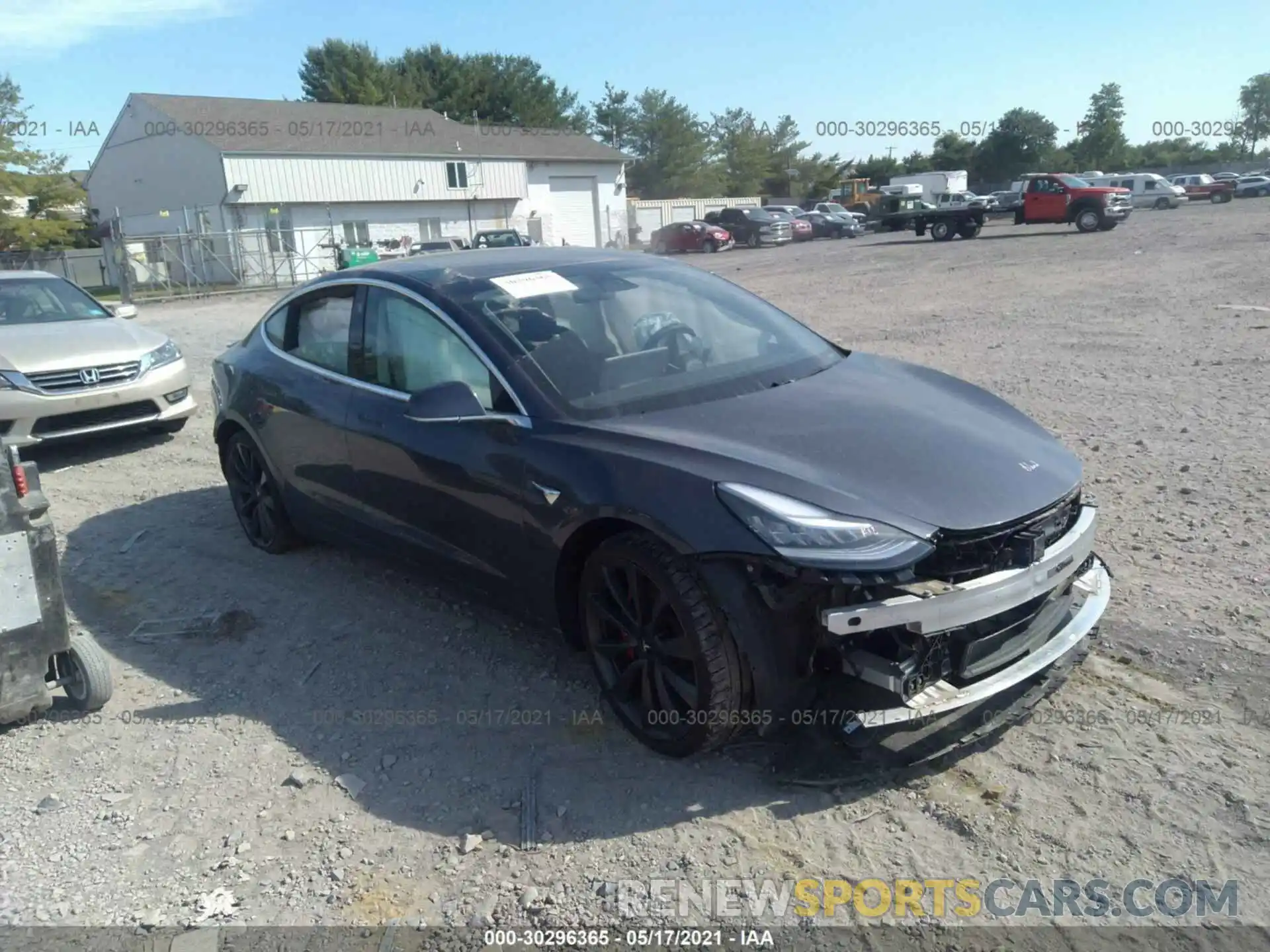 1 Photograph of a damaged car 5YJ3E1EC5LF602891 TESLA MODEL 3 2020