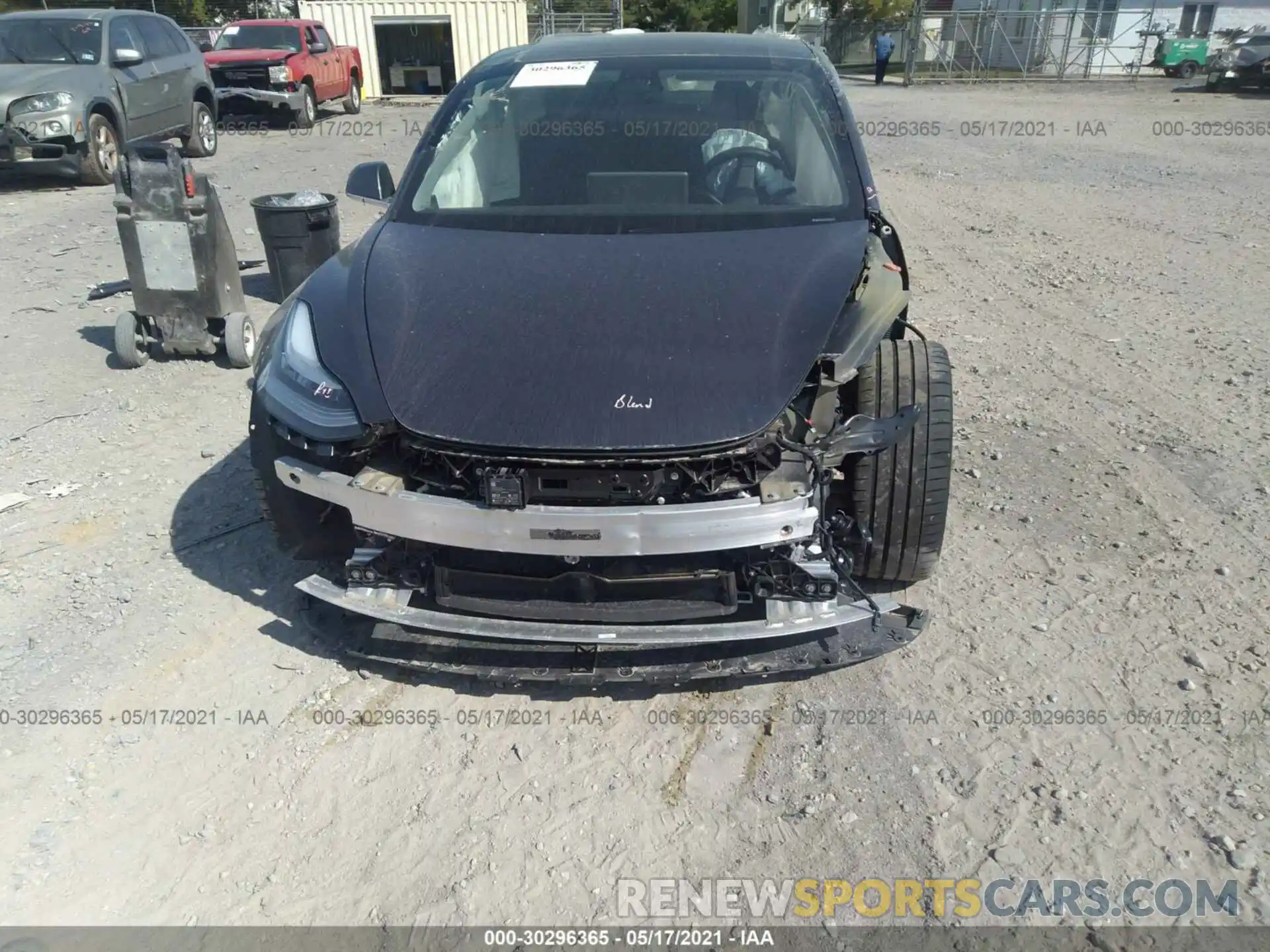 6 Photograph of a damaged car 5YJ3E1EC5LF602891 TESLA MODEL 3 2020