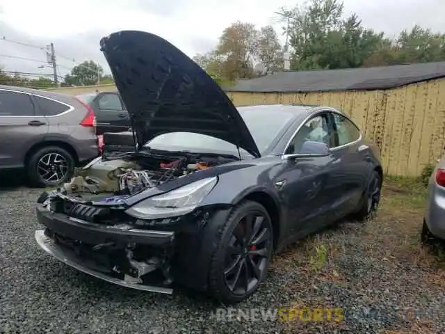 1 Photograph of a damaged car 5YJ3E1EC5LF603412 TESLA MODEL 3 2020