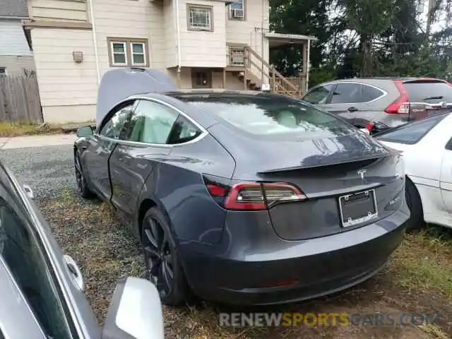 2 Photograph of a damaged car 5YJ3E1EC5LF603412 TESLA MODEL 3 2020